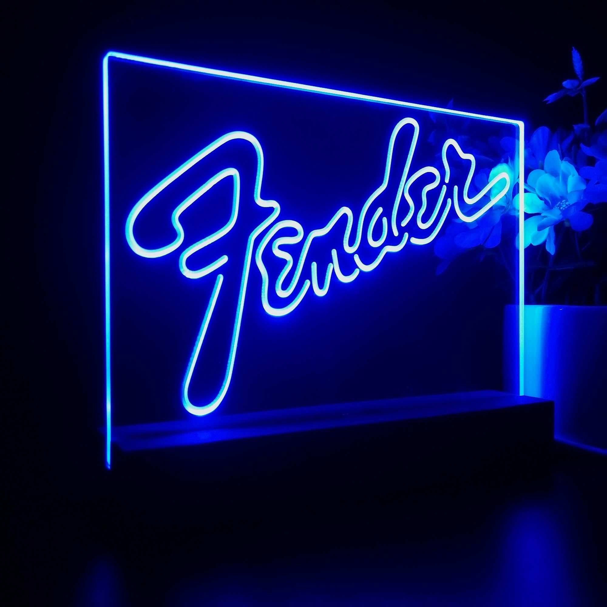 Fender Guitar 3D LED Illusion Night Light