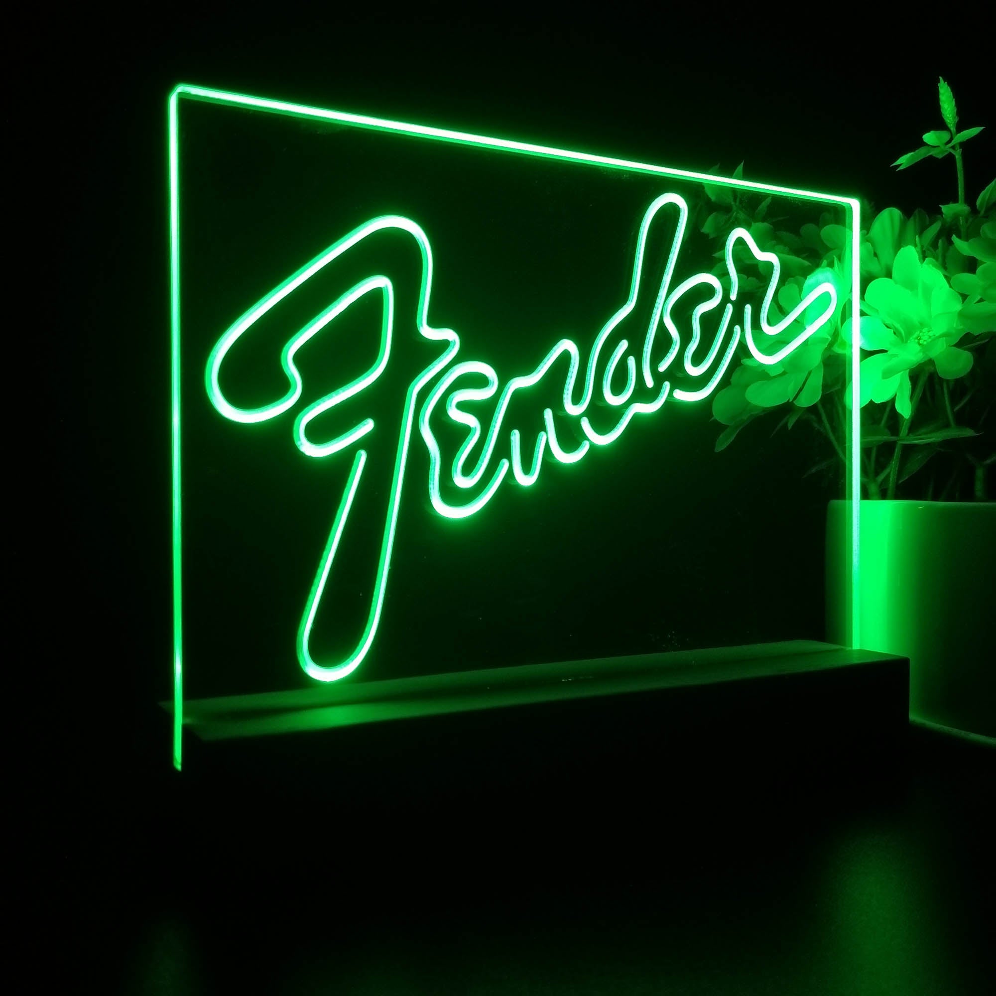 Fender Guitar 3D LED Illusion Night Light