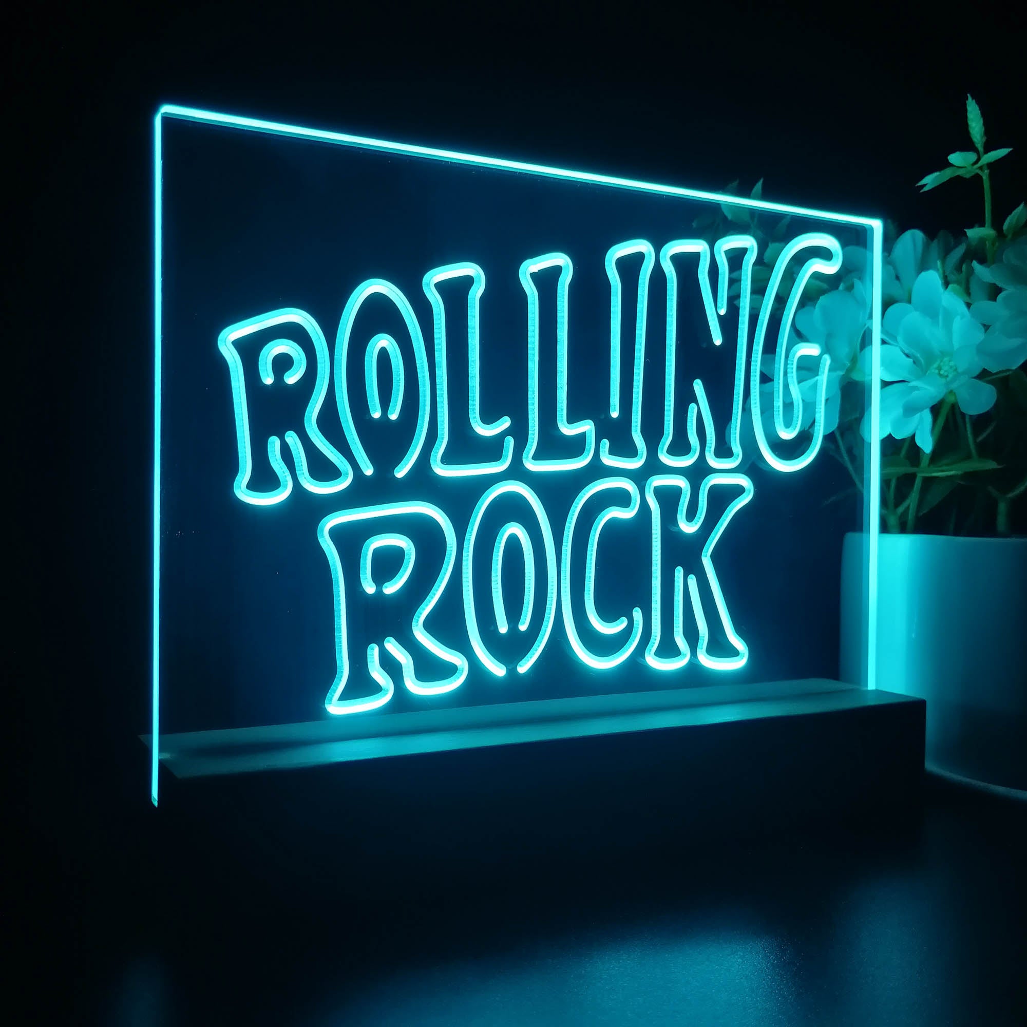 Rolling Rock Music 3D LED Illusion Night Light