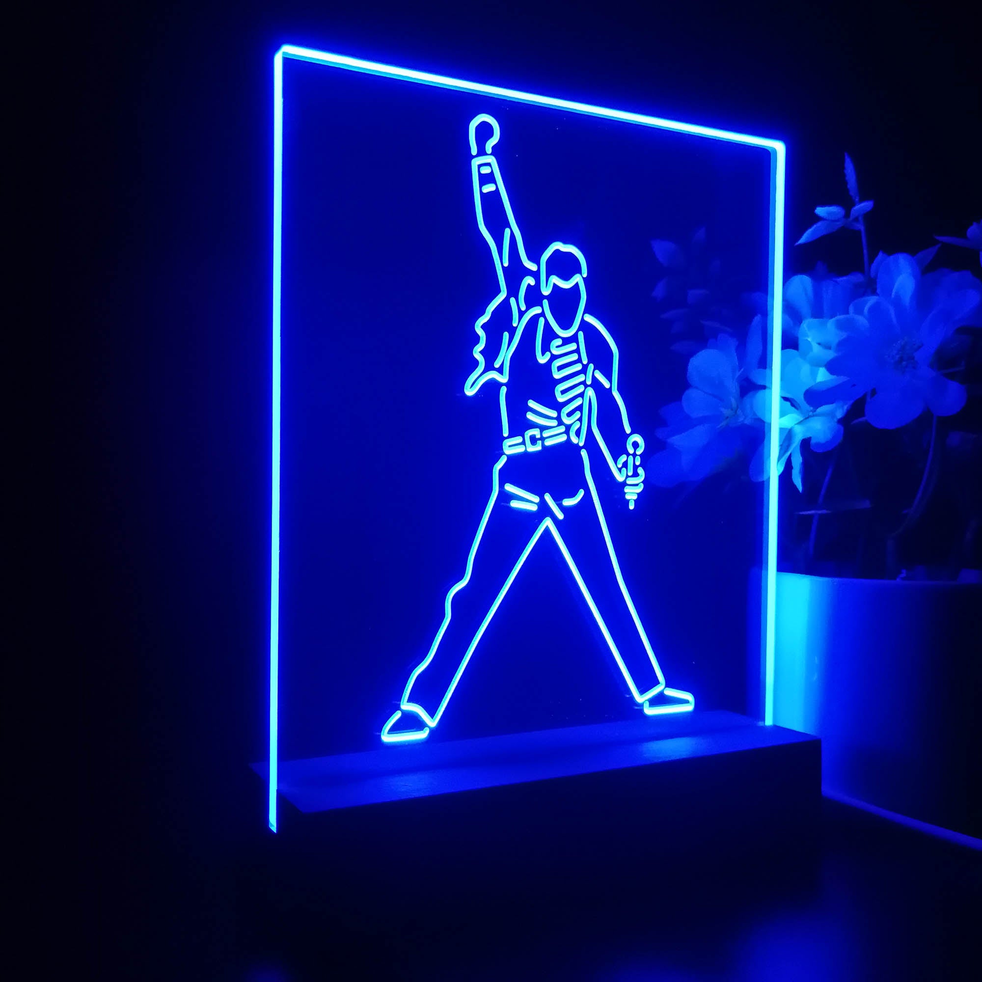 Freddie Mercury 3D LED Illusion Night Light