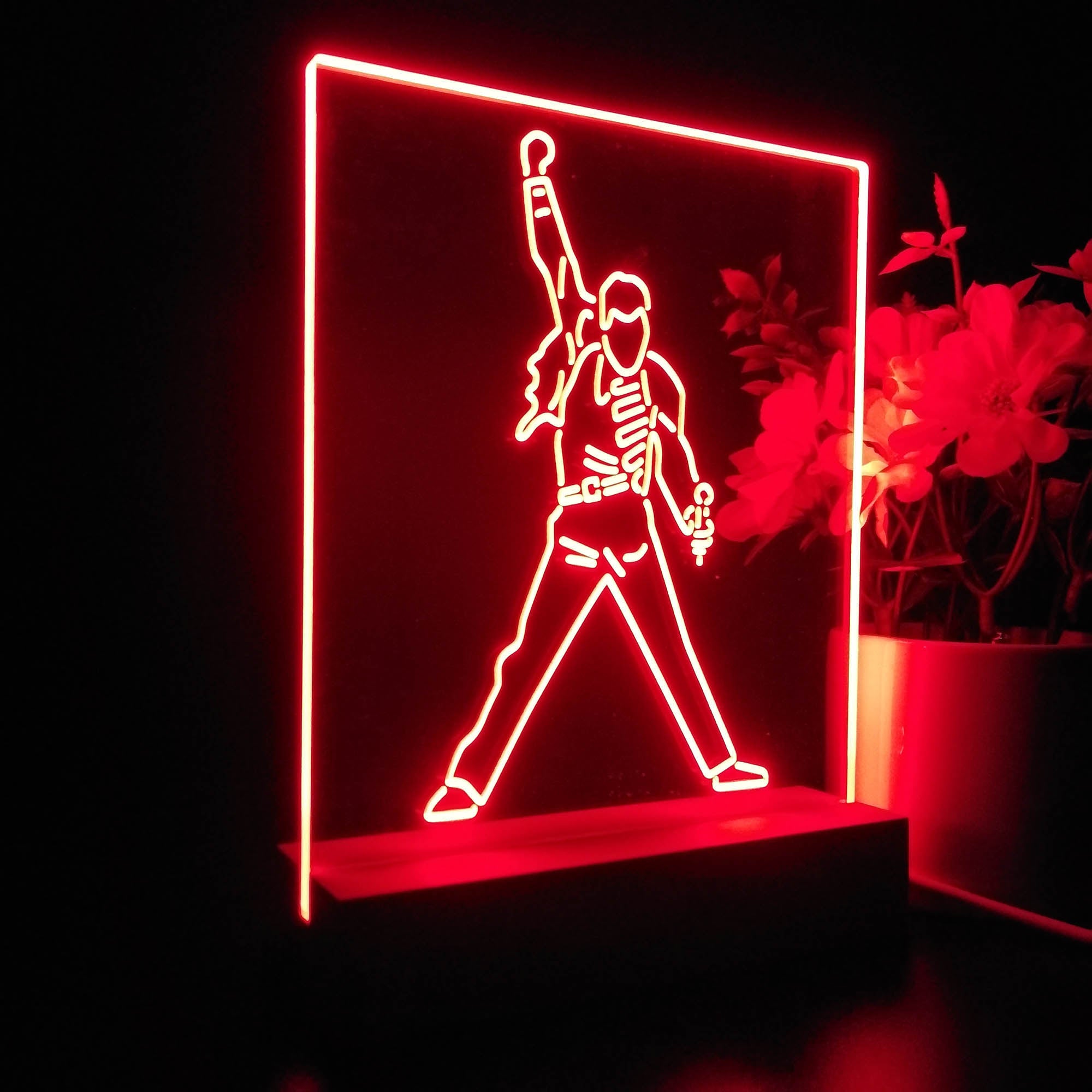 Freddie Mercury 3D LED Illusion Night Light