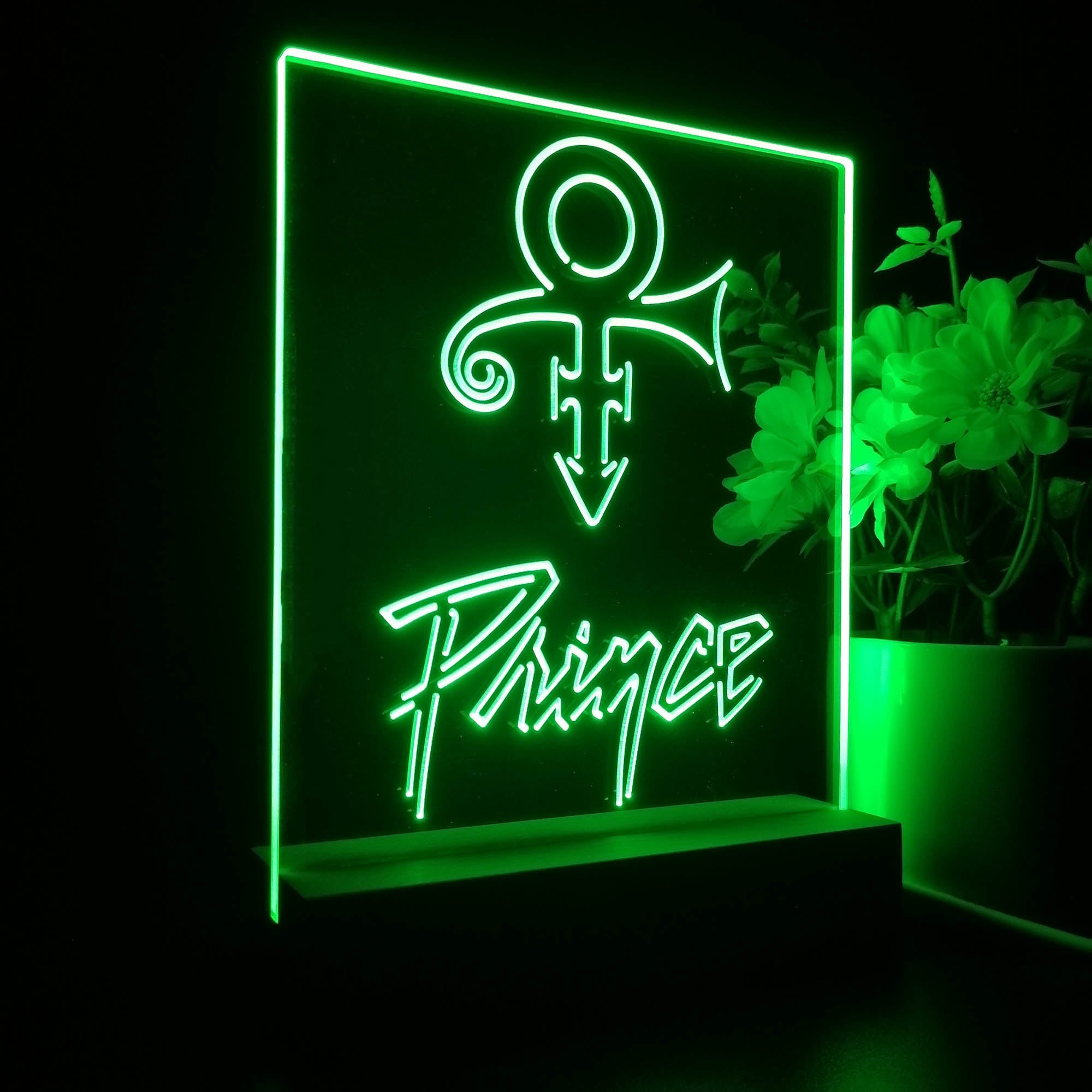 Prince Symbol Music 3D LED Illusion Night Light