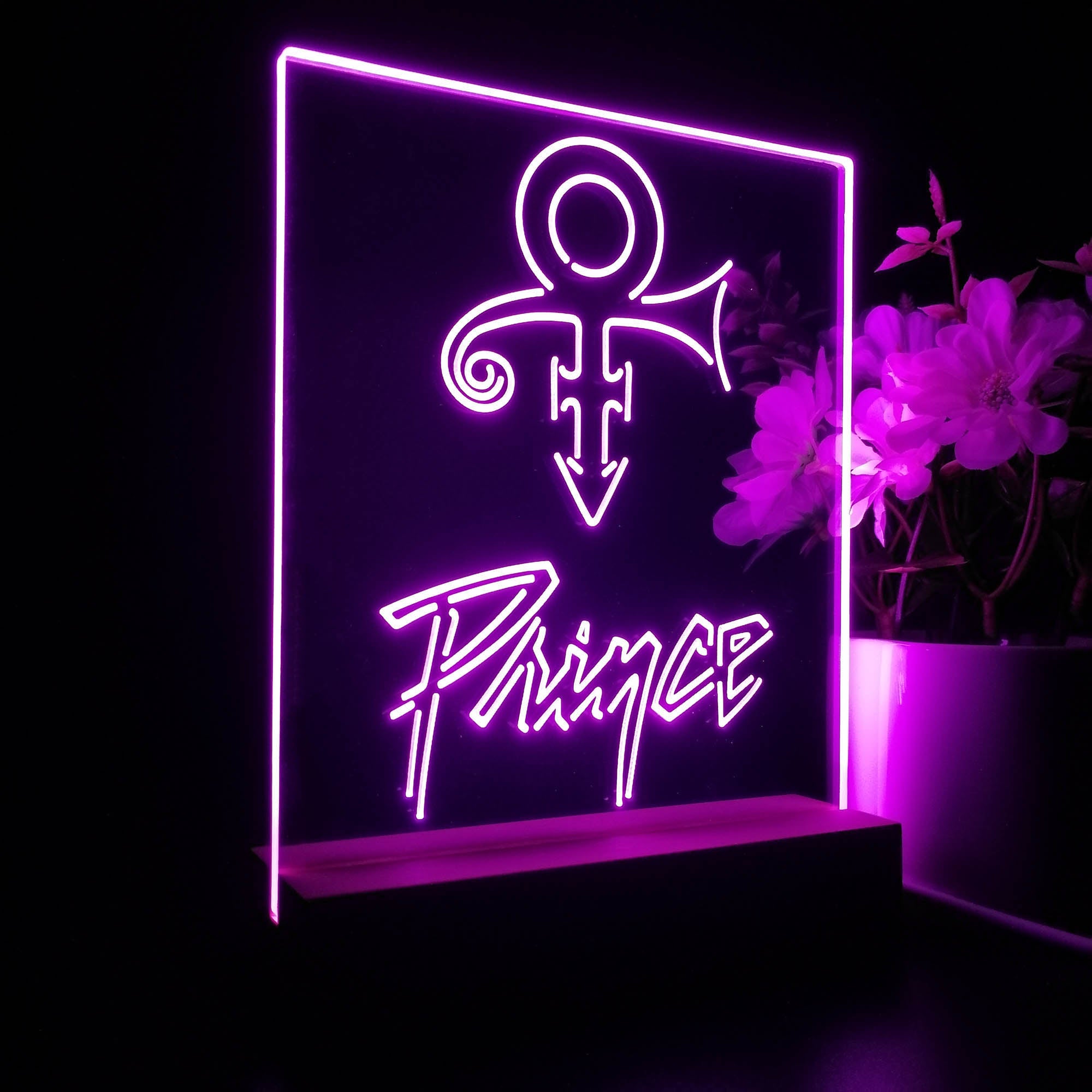 Prince Symbol Music 3D LED Illusion Night Light