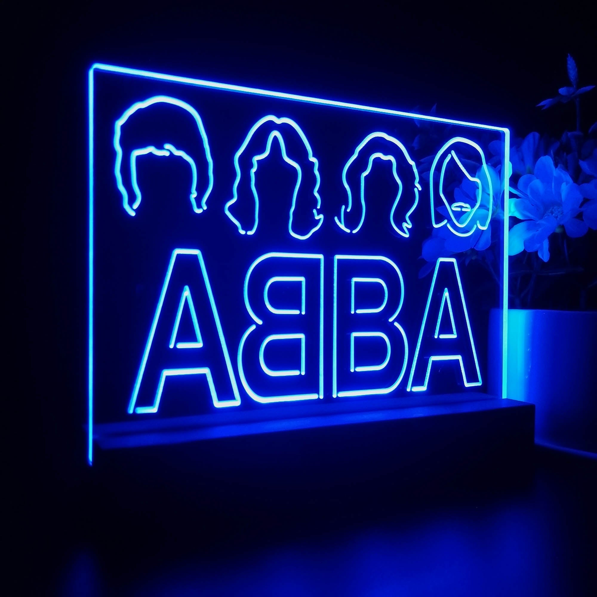 ABBA Band Music 3D LED Illusion Night Light