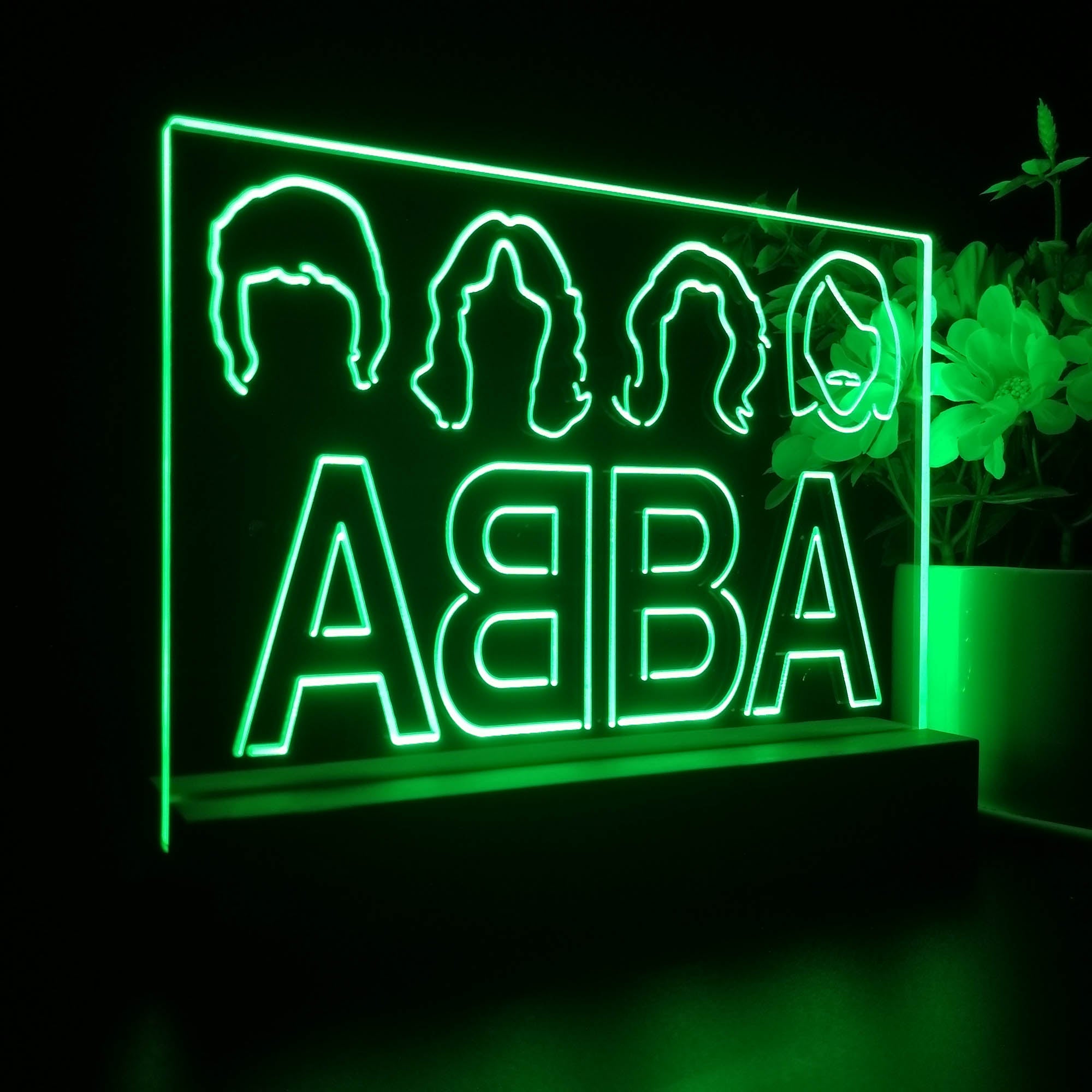 ABBA Band Music 3D LED Illusion Night Light