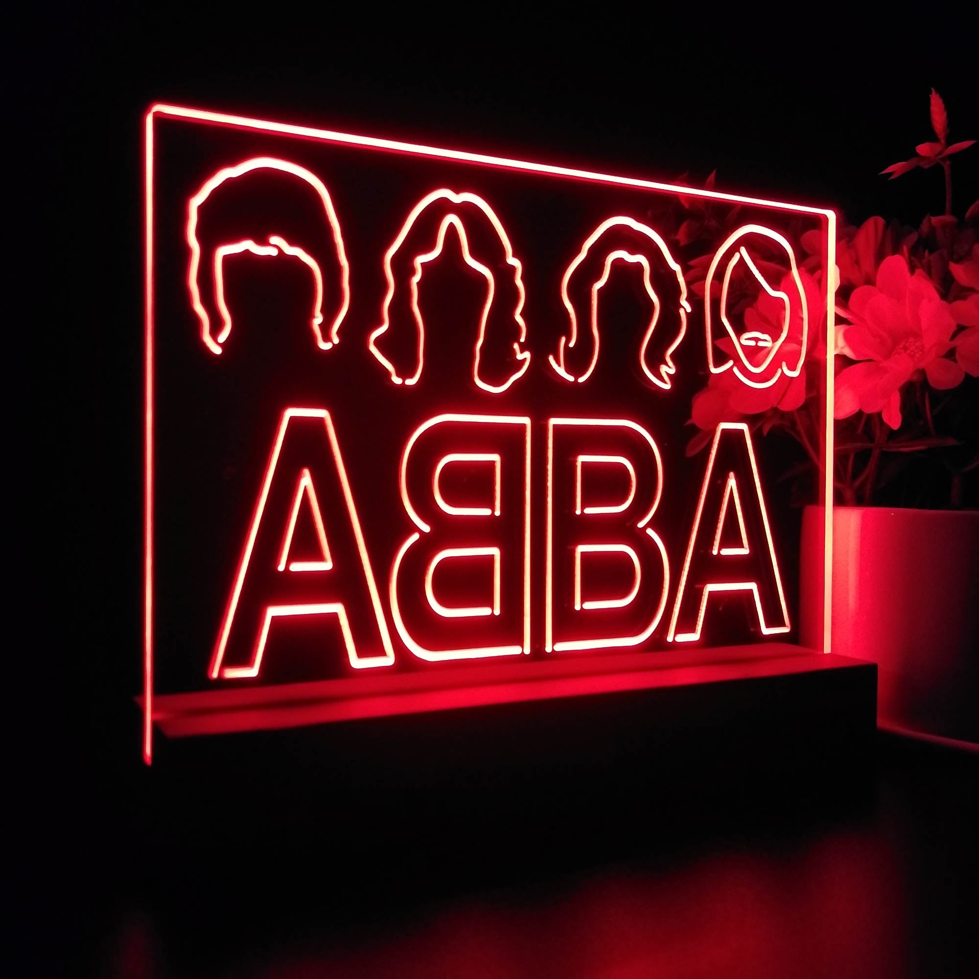 ABBA Band Music 3D LED Illusion Night Light