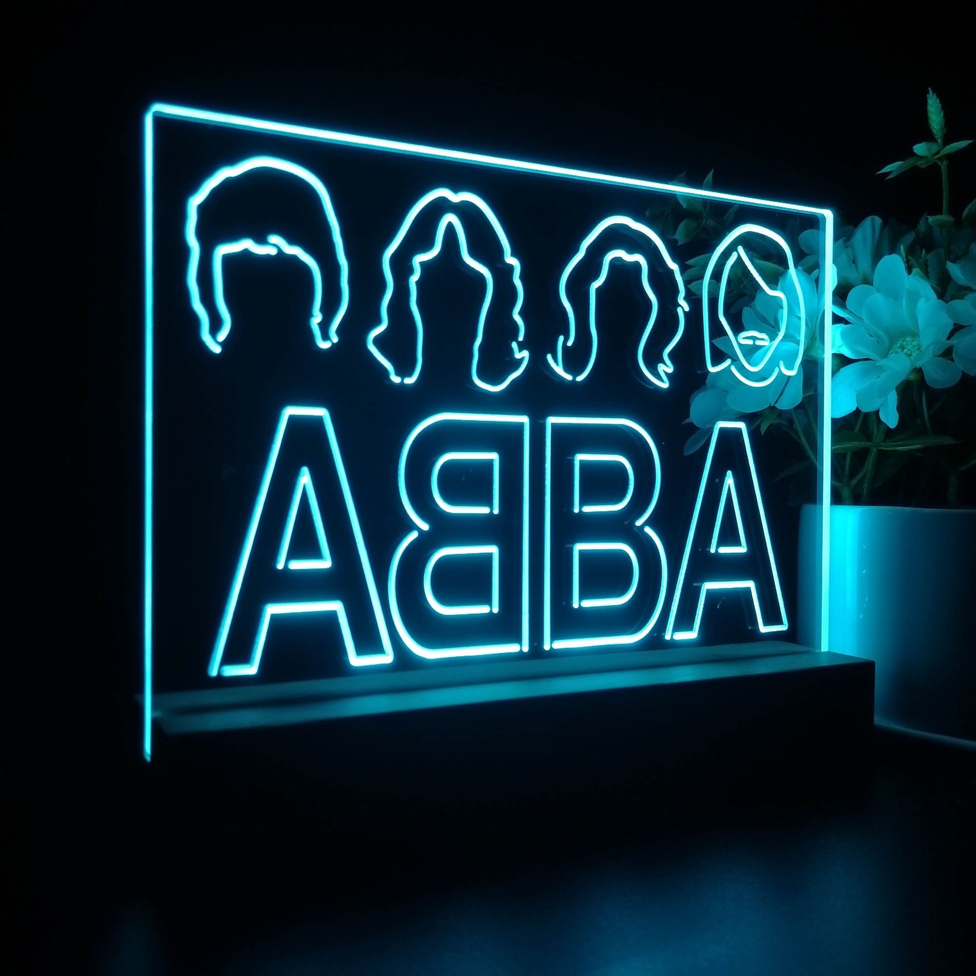 ABBA Band Music 3D LED Illusion Night Light