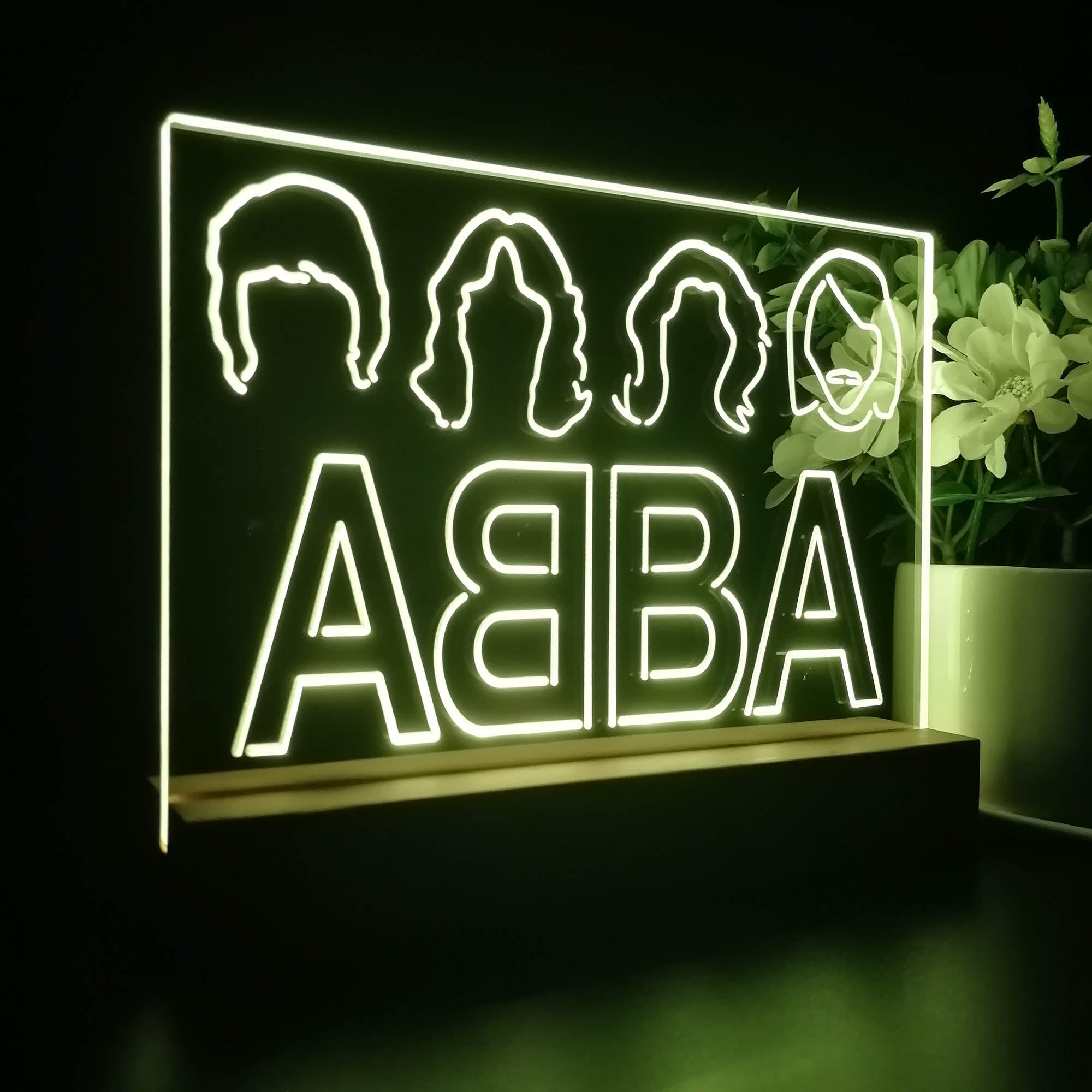 ABBA Band Music 3D LED Illusion Night Light