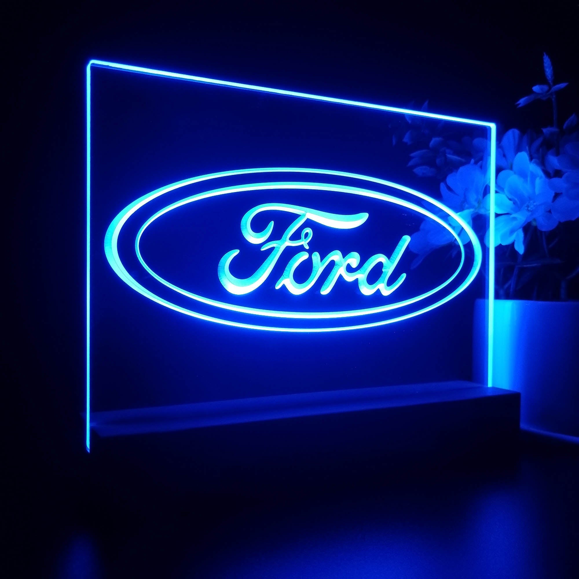 Ford car Transport Bar 3D LED Illusion Night Light