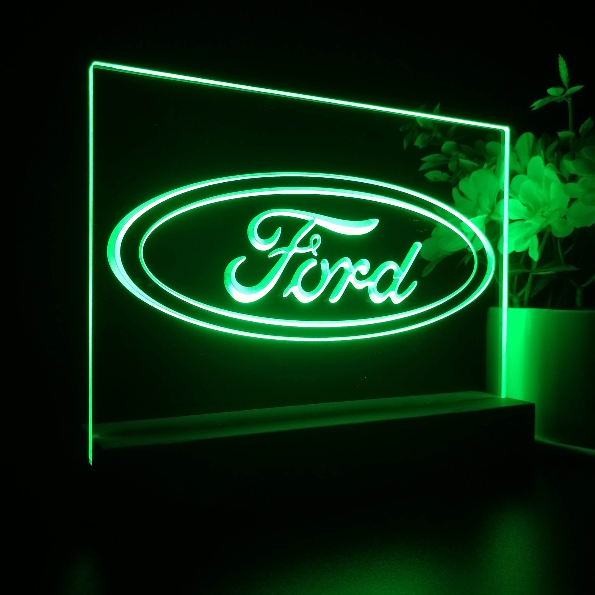 Ford car Transport Bar 3D LED Illusion Night Light