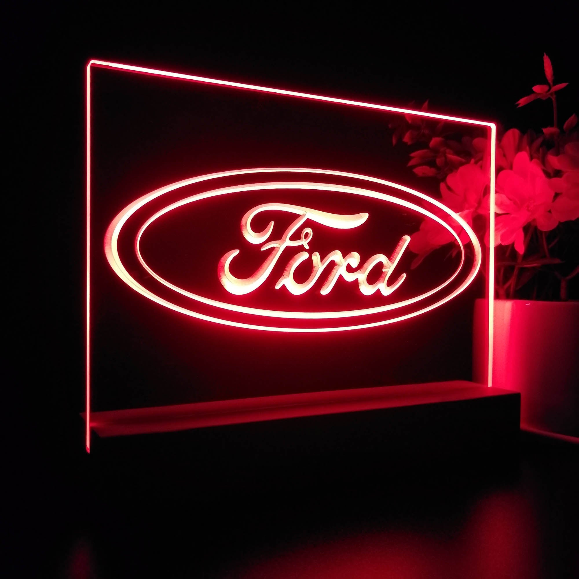 Ford car Transport Bar 3D LED Illusion Night Light