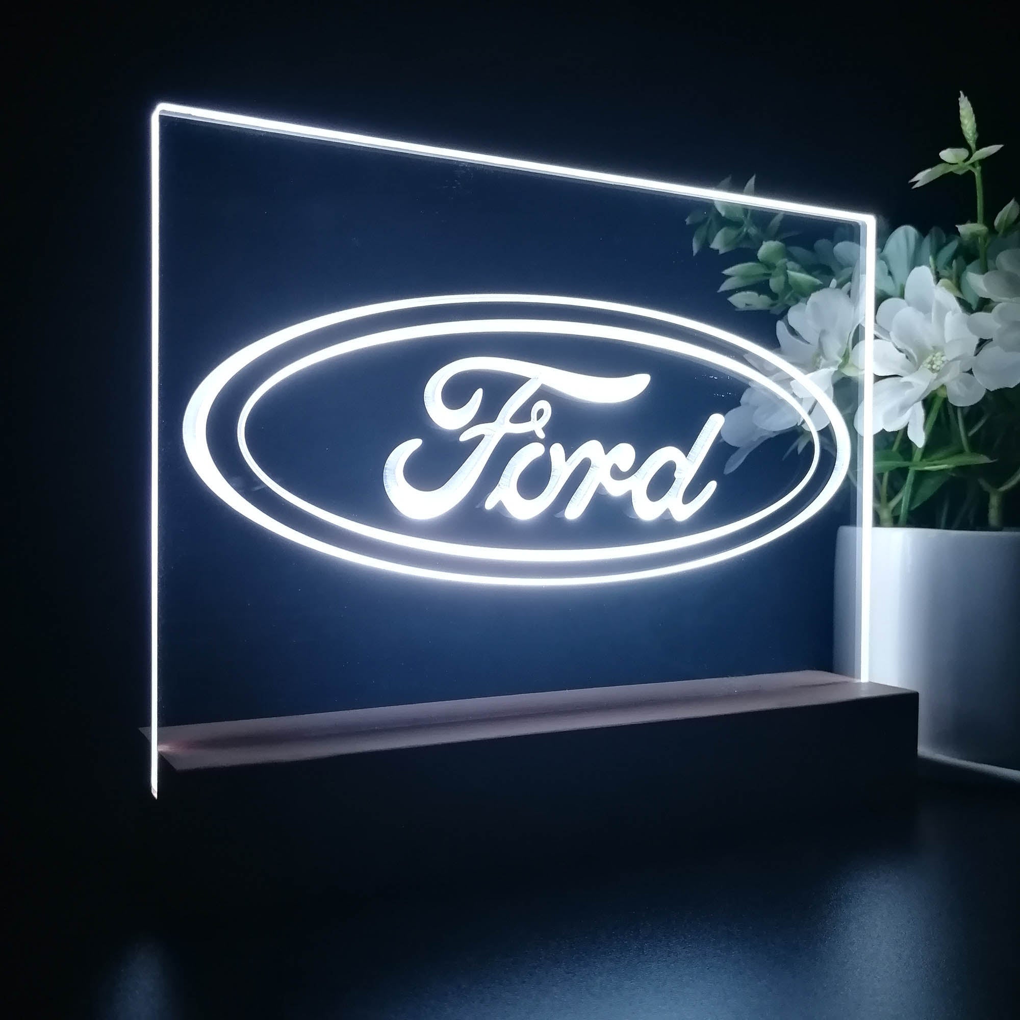 Ford car Transport Bar 3D LED Illusion Night Light