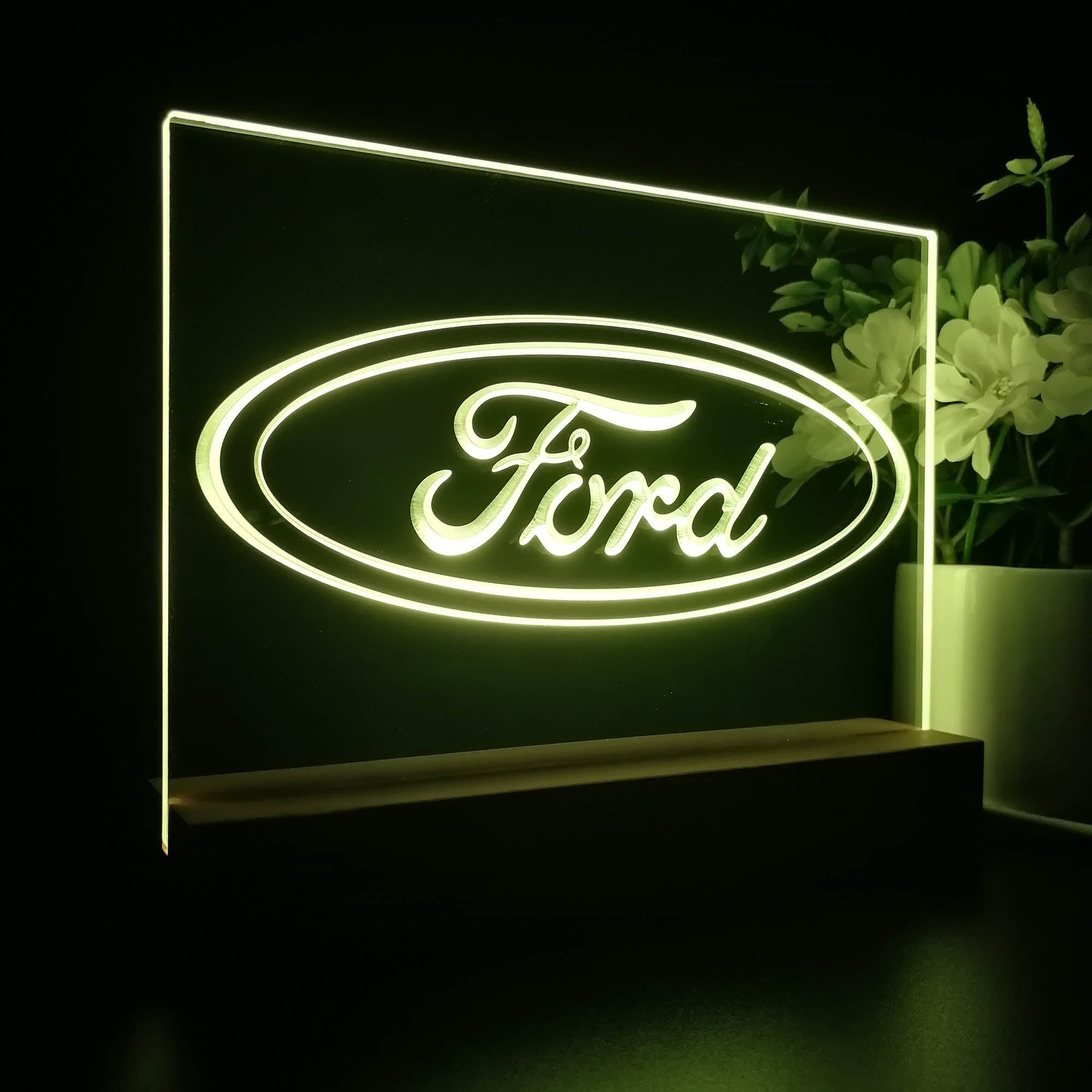 Ford car Transport Bar 3D LED Illusion Night Light