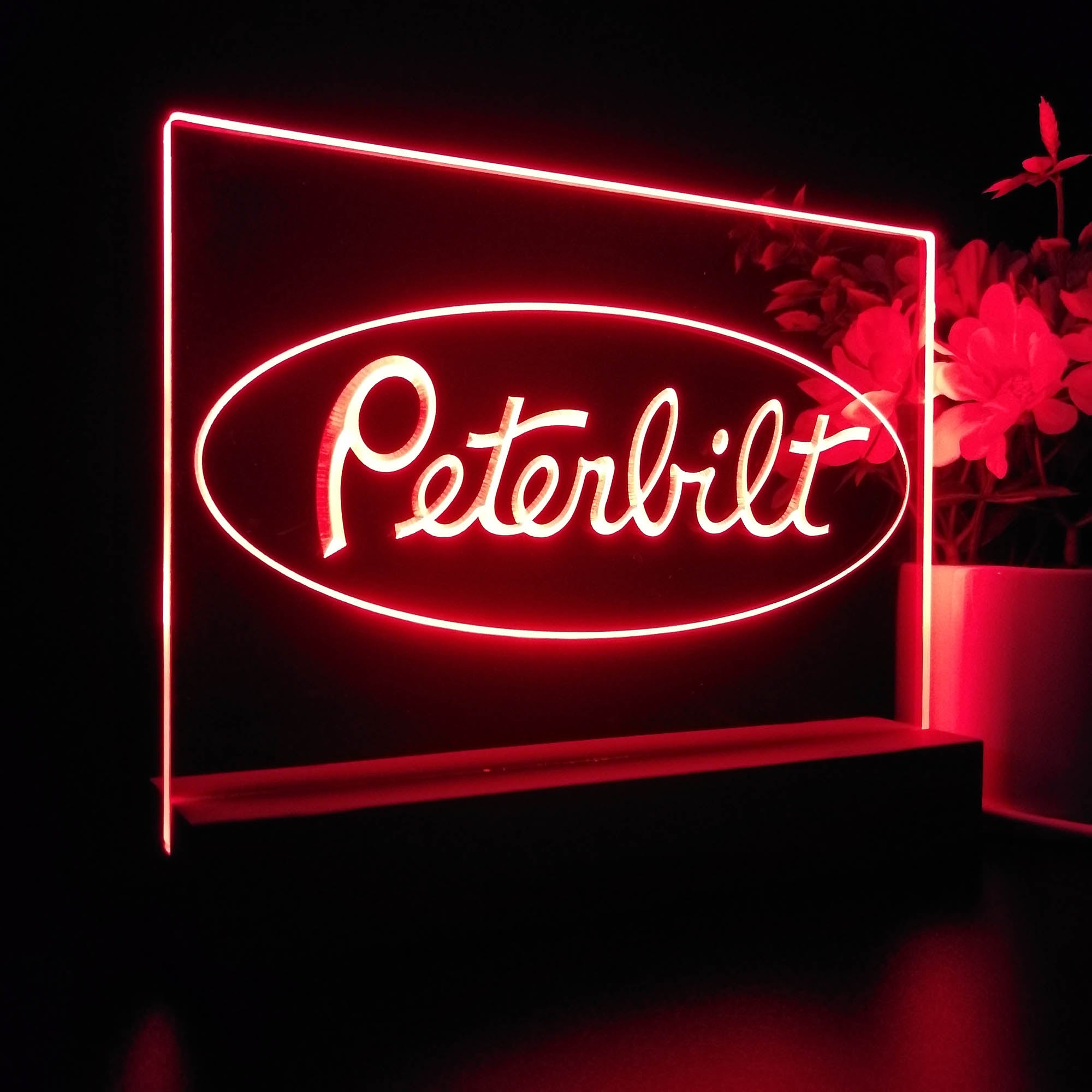 Peterbilts Cars Bar 3D LED Illusion Night Light