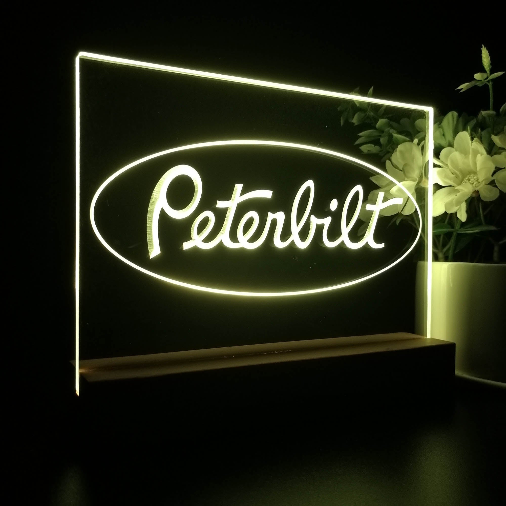 Peterbilts Cars Bar 3D LED Illusion Night Light