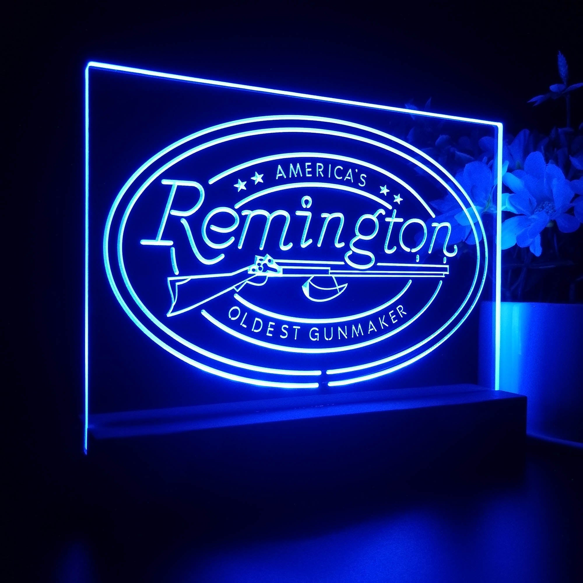 American Remington Garage 3D LED Illusion Night Light