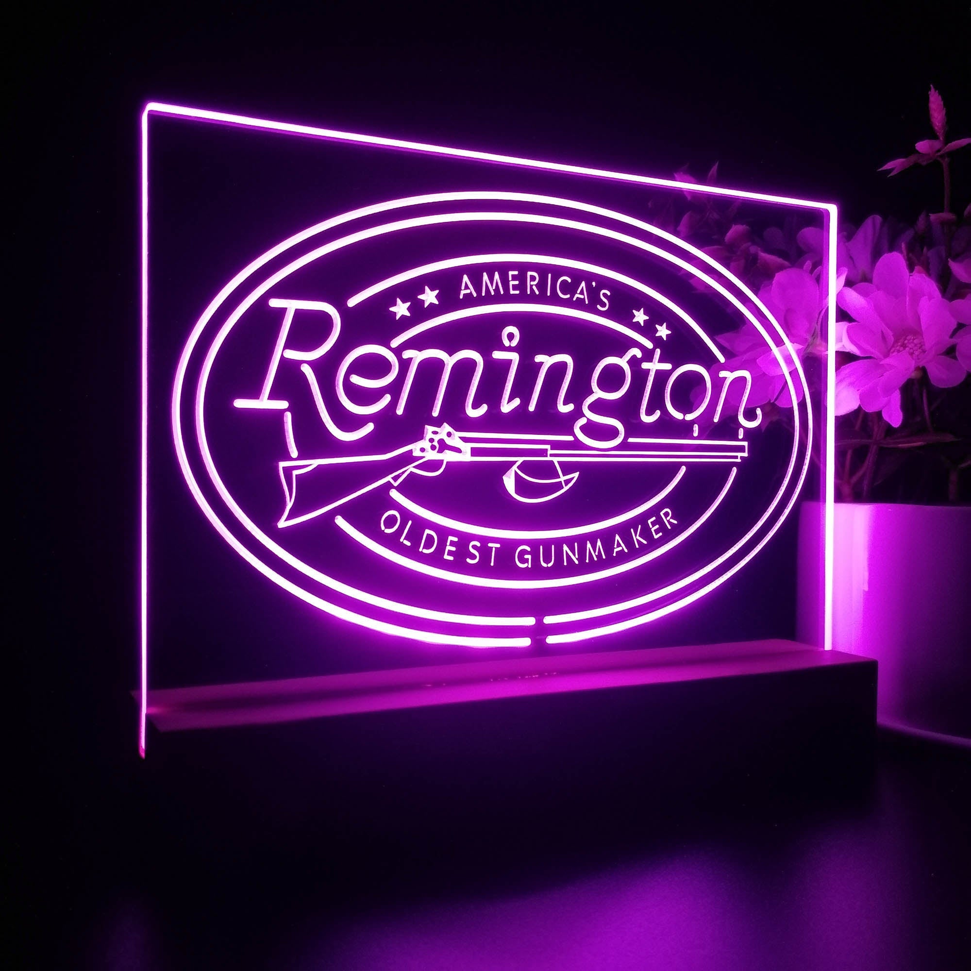 American Remington Garage 3D LED Illusion Night Light