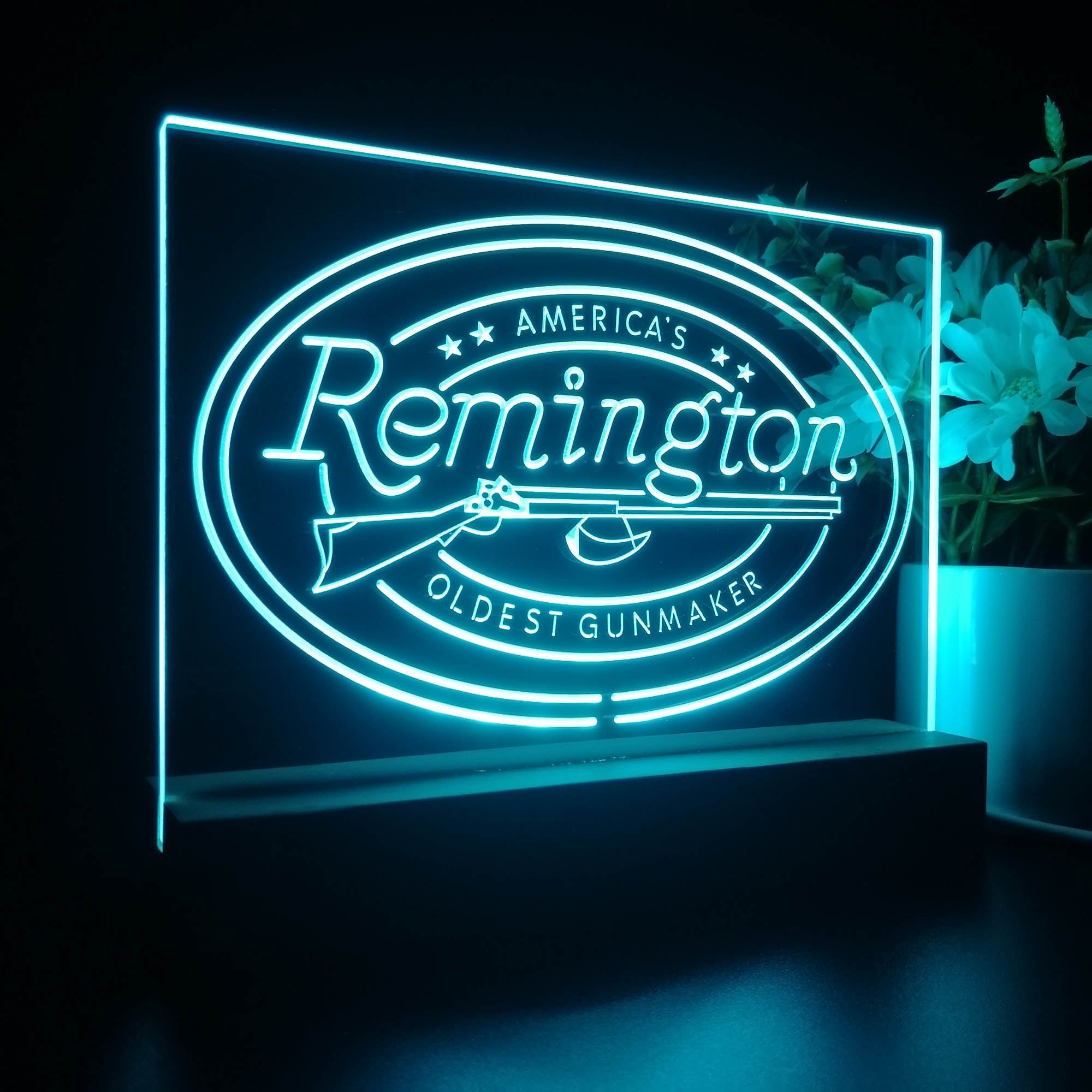 American Remington Garage 3D LED Illusion Night Light