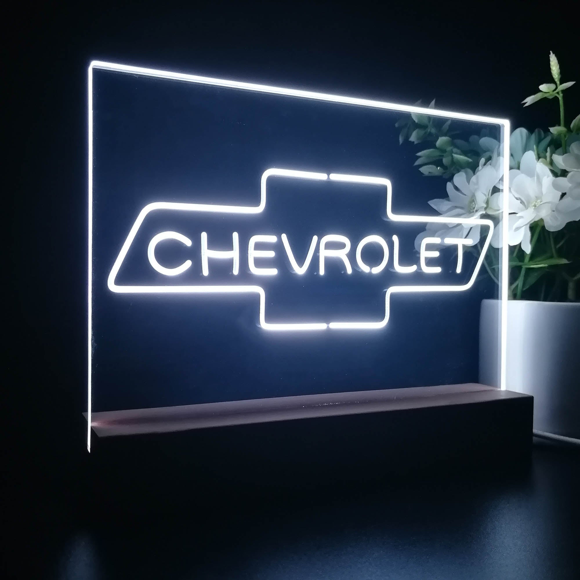 Chevrolet Car Bar 3D LED Illusion Night Light