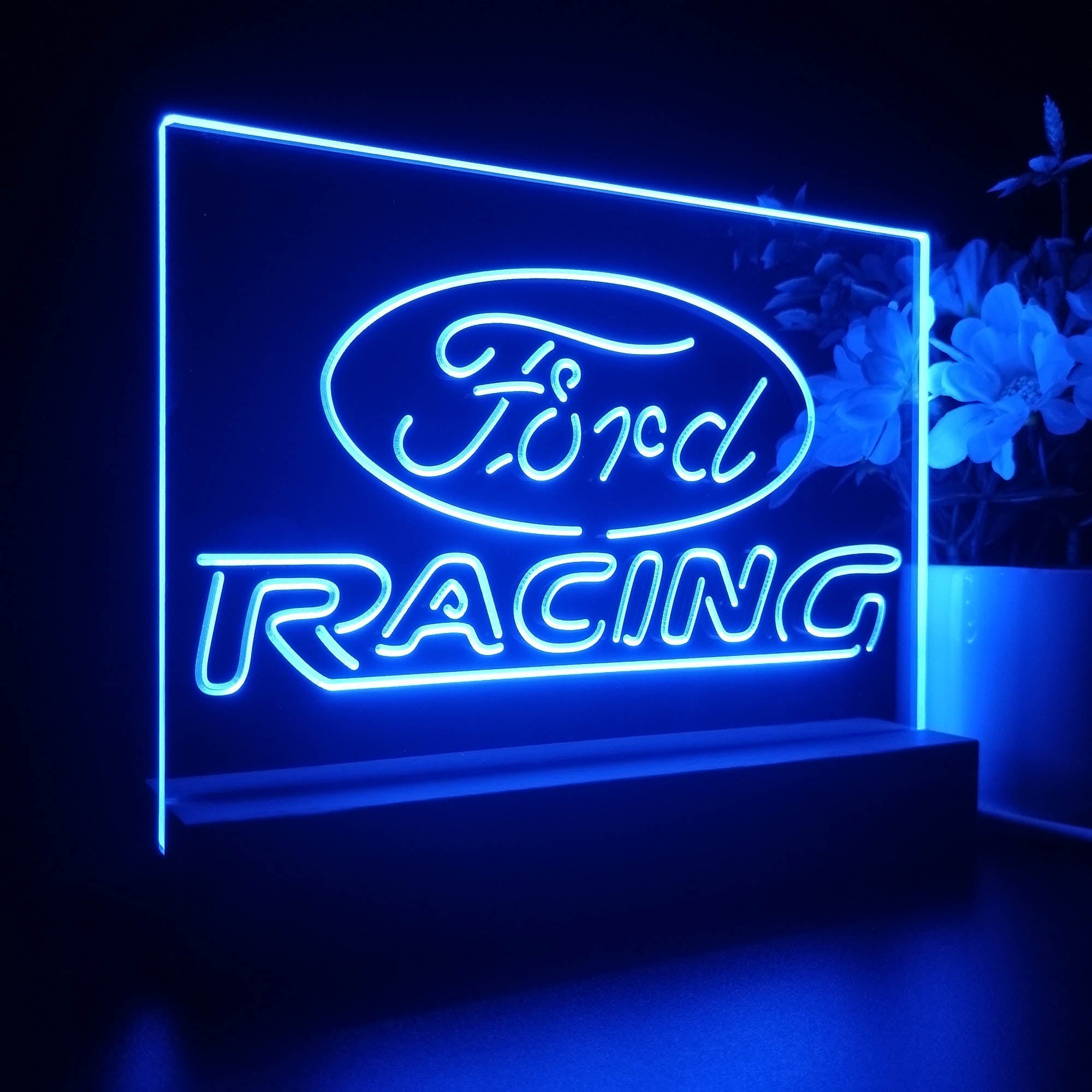 Ford Racing Car Bar 3D LED Illusion Night Light