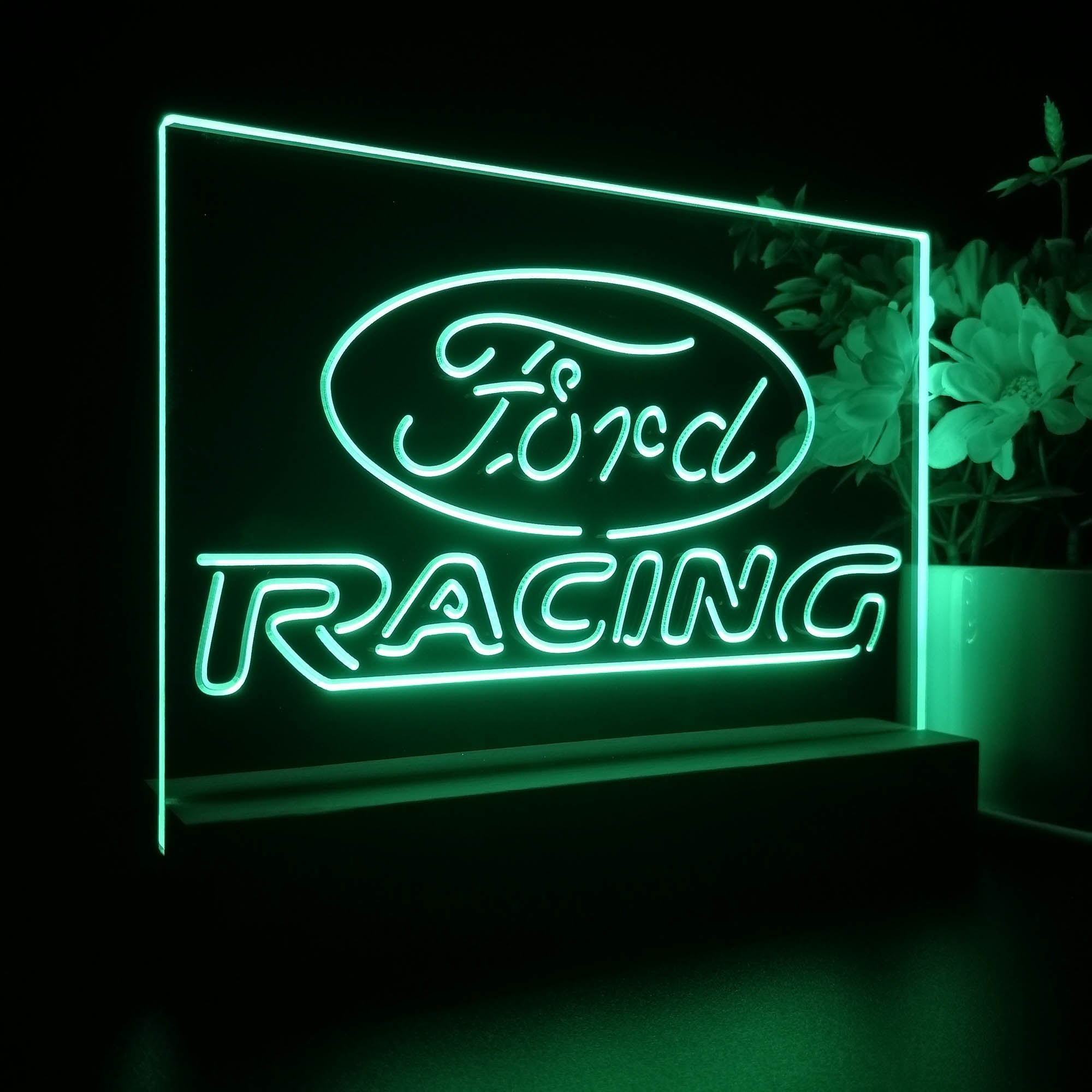 Ford Racing Car Bar 3D LED Illusion Night Light