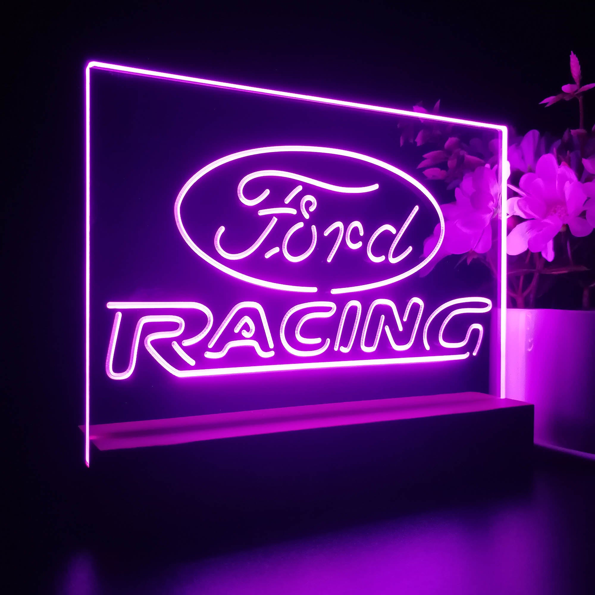 Ford Racing Car Bar 3D LED Illusion Night Light