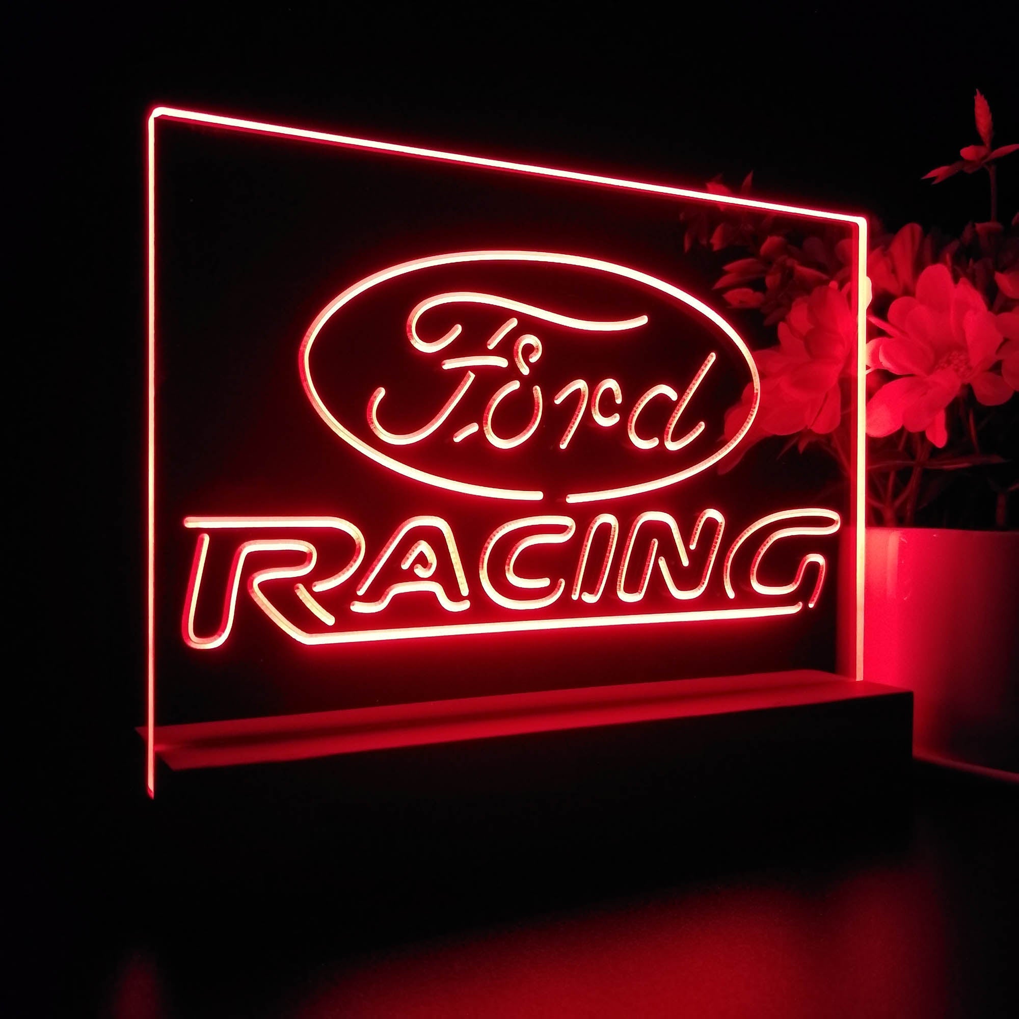 Ford Racing Car Bar 3D LED Illusion Night Light