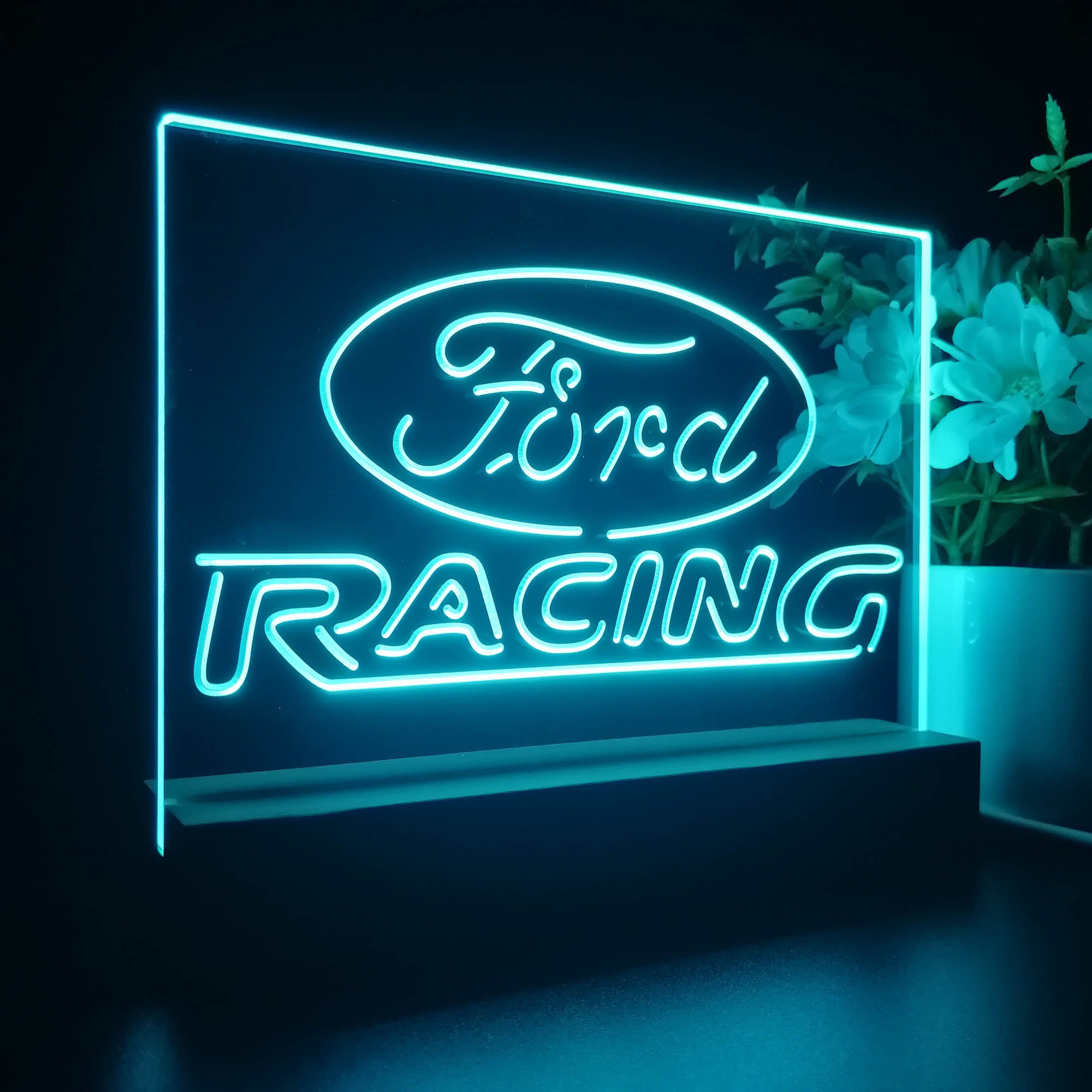 Ford Racing Car Bar 3D LED Illusion Night Light