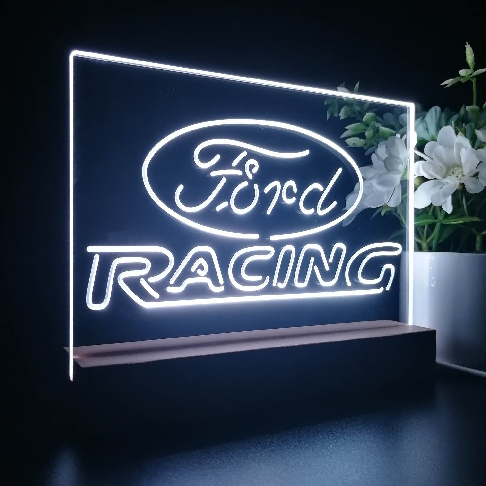 Ford Racing Car Bar 3D LED Illusion Night Light