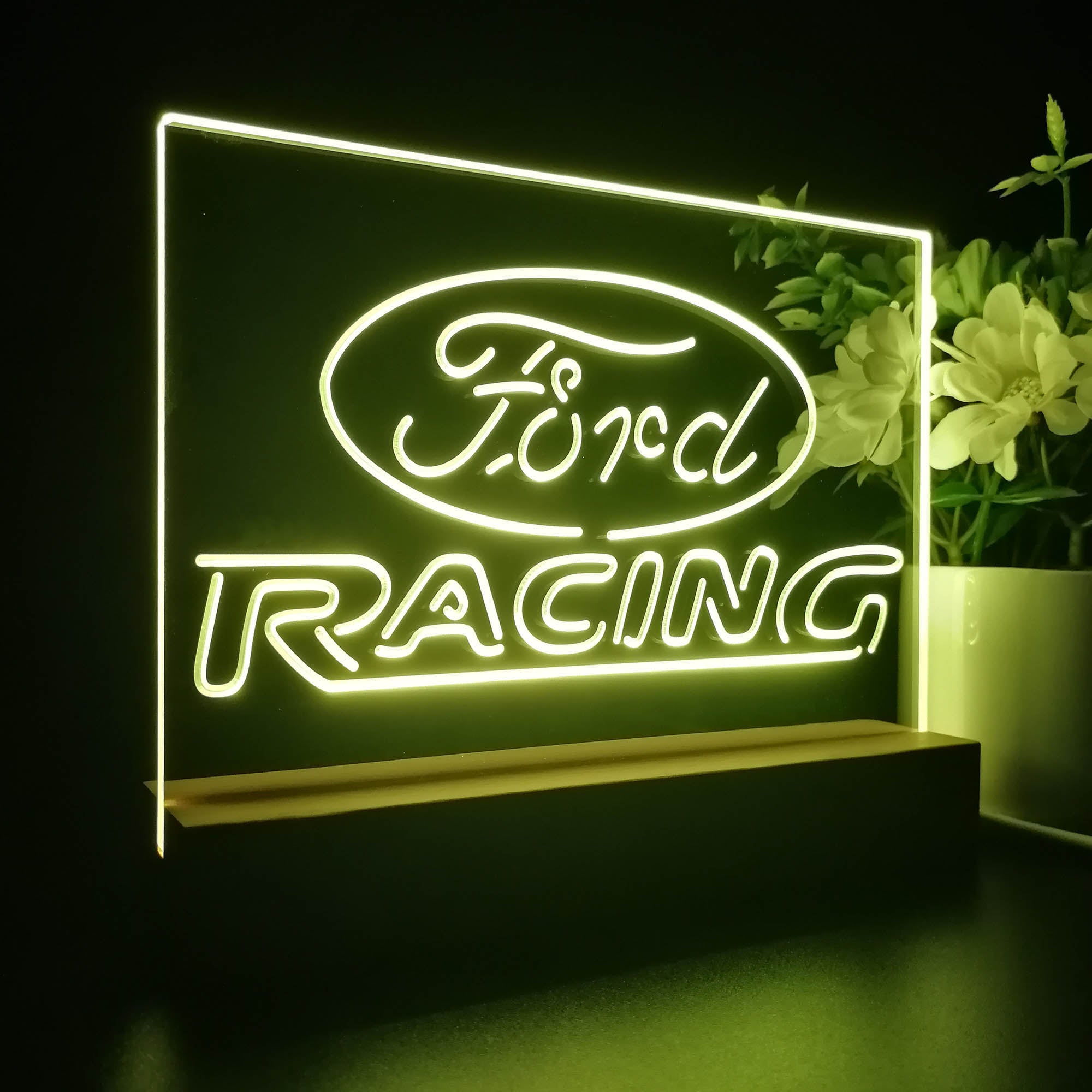 Ford Racing Car Bar 3D LED Illusion Night Light