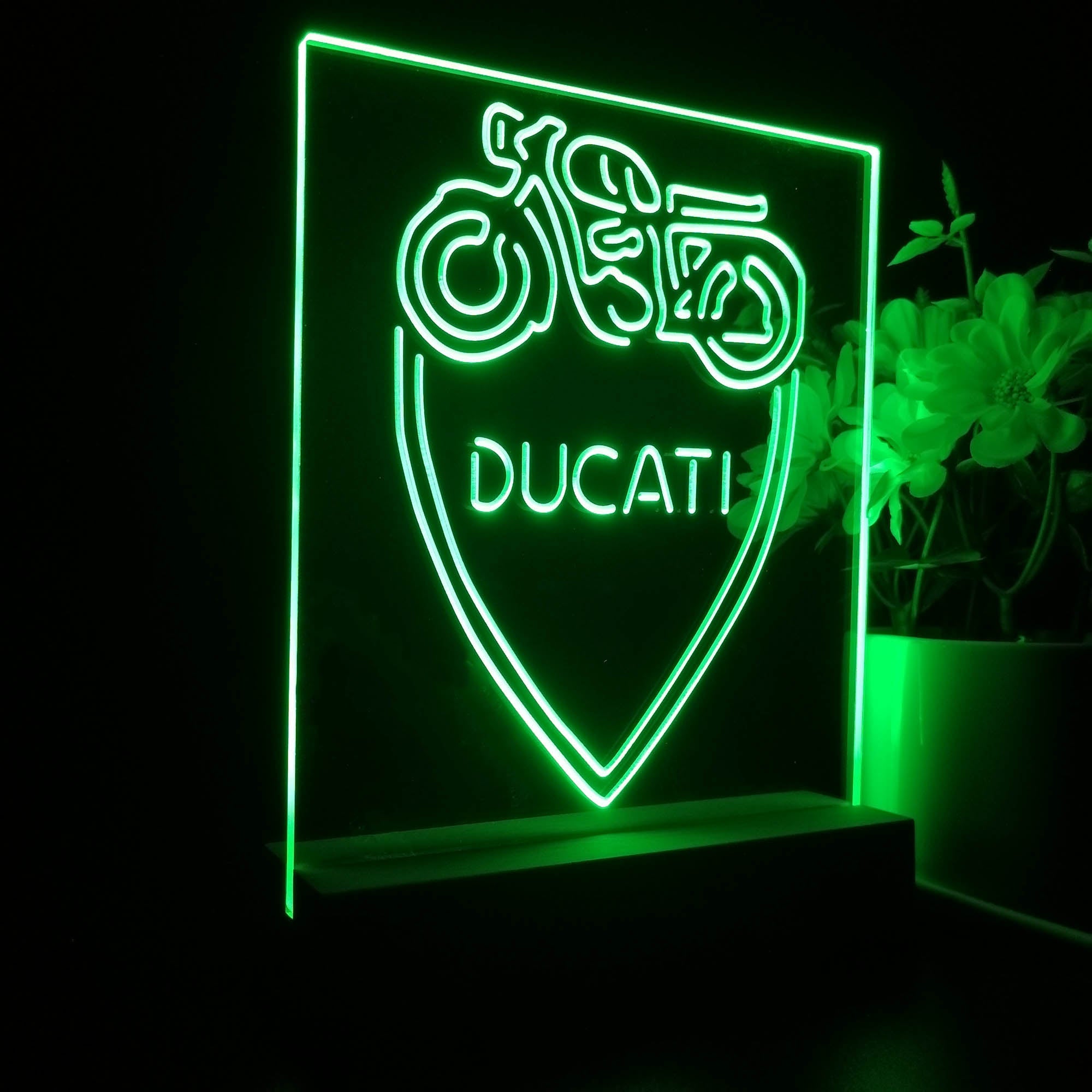 Ducati Motorcycle Club 3D LED Illusion Night Light