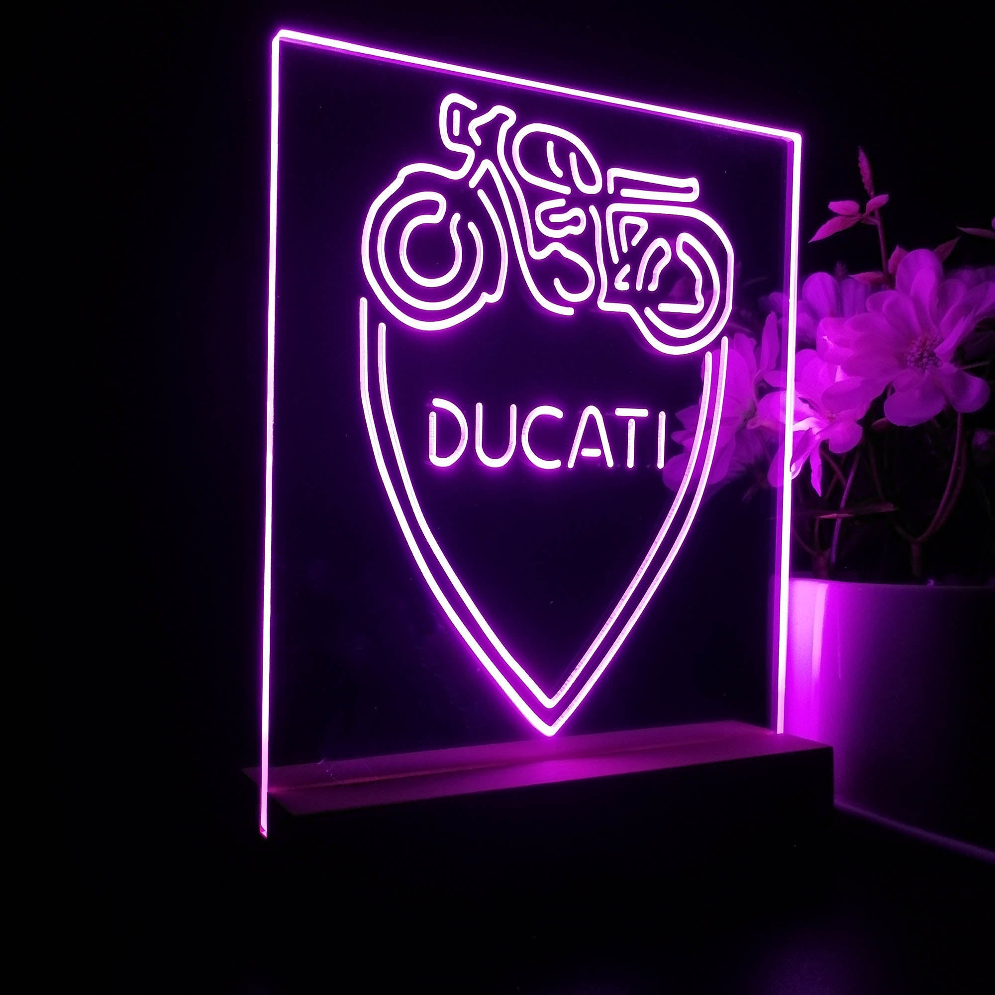 Ducati Motorcycle Club 3D LED Illusion Night Light