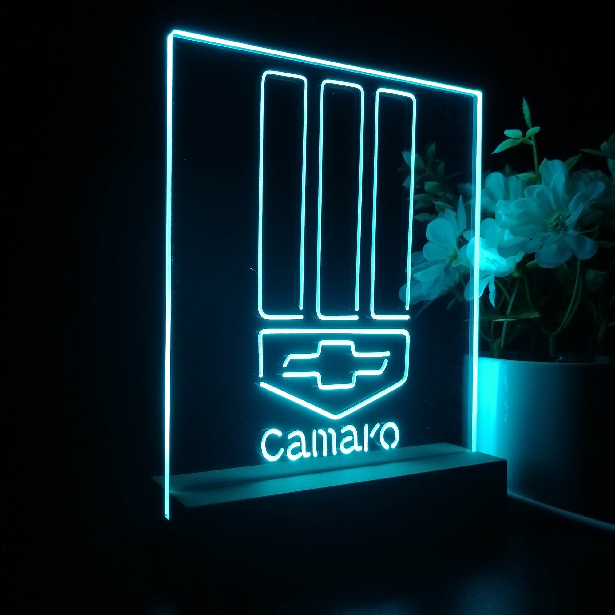 Camaro Chevrolet Car 3D LED Illusion Night Light