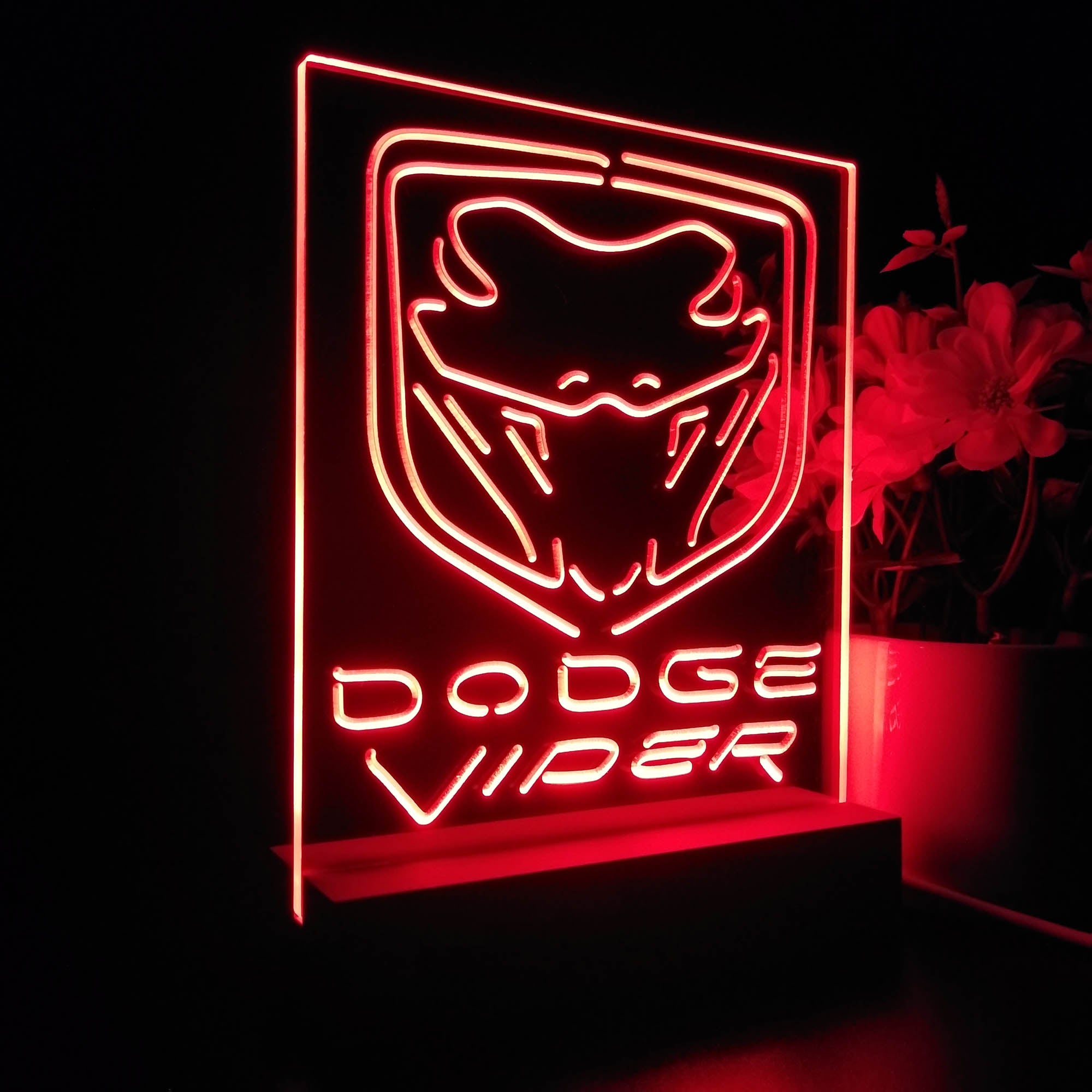 Dodge Viper Car 3D LED Illusion Night Light