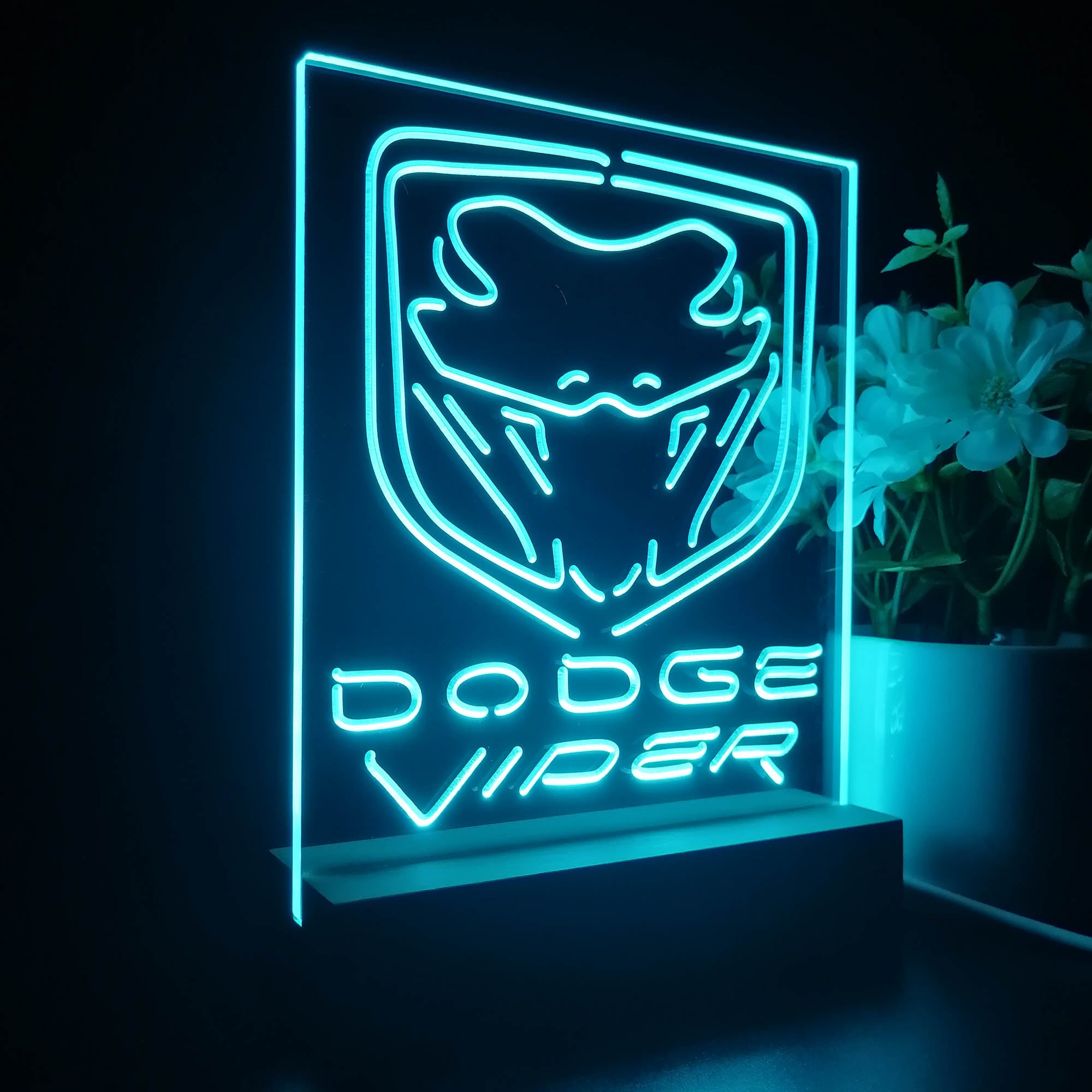 Dodge Viper Car 3D LED Illusion Night Light