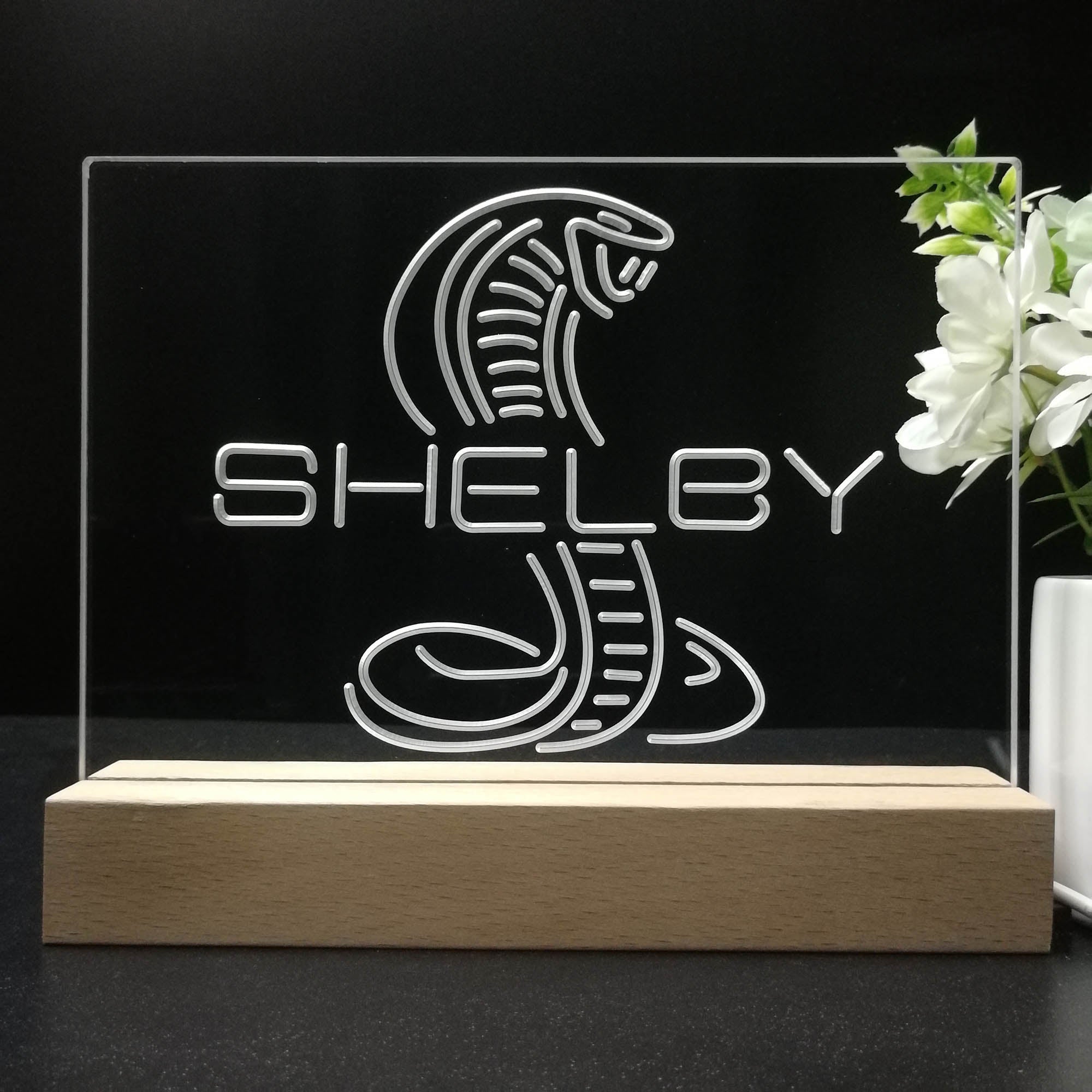 Ford Shelby Car 3D LED Illusion Night Light