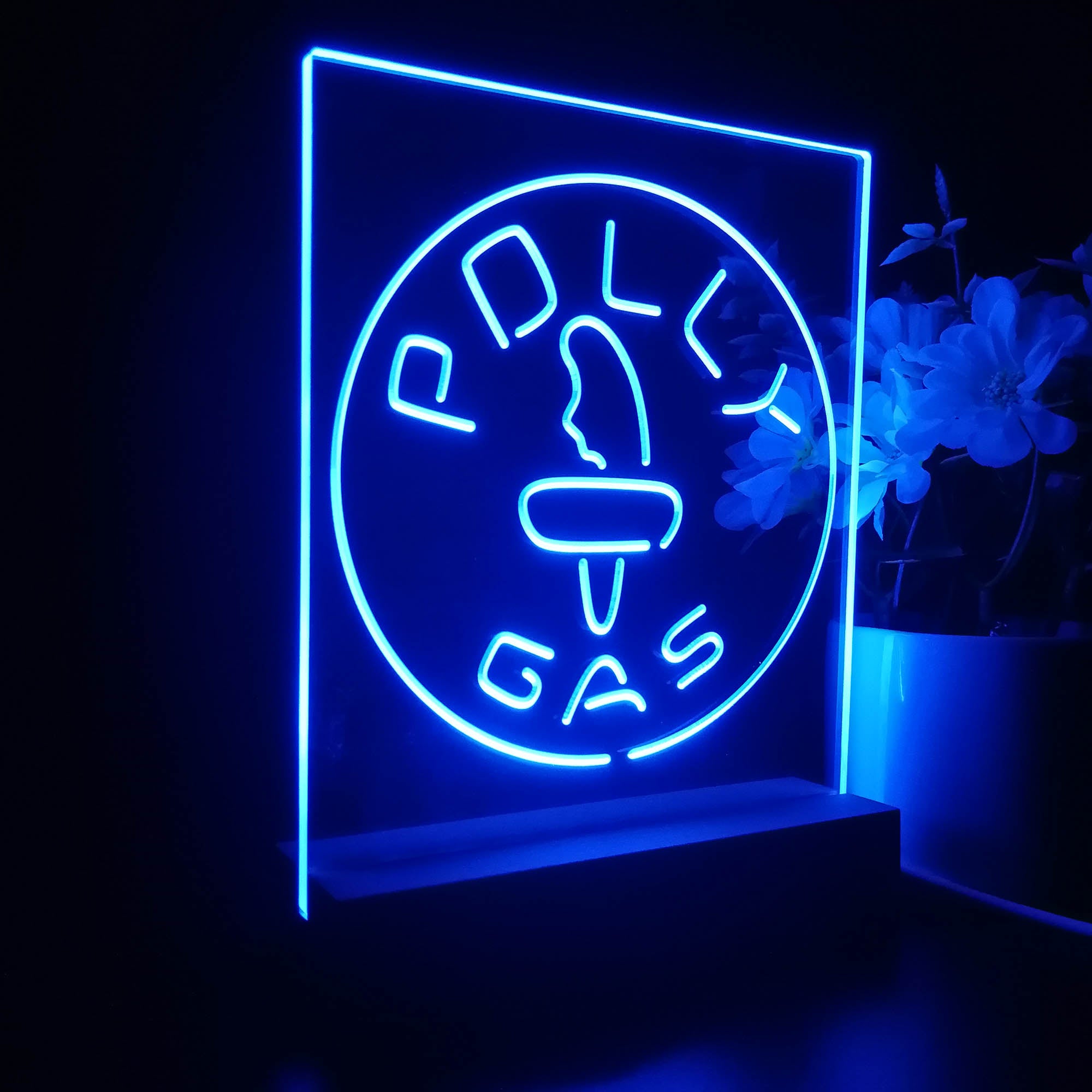 Polly Gas Man Cave 3D LED Illusion Night Light