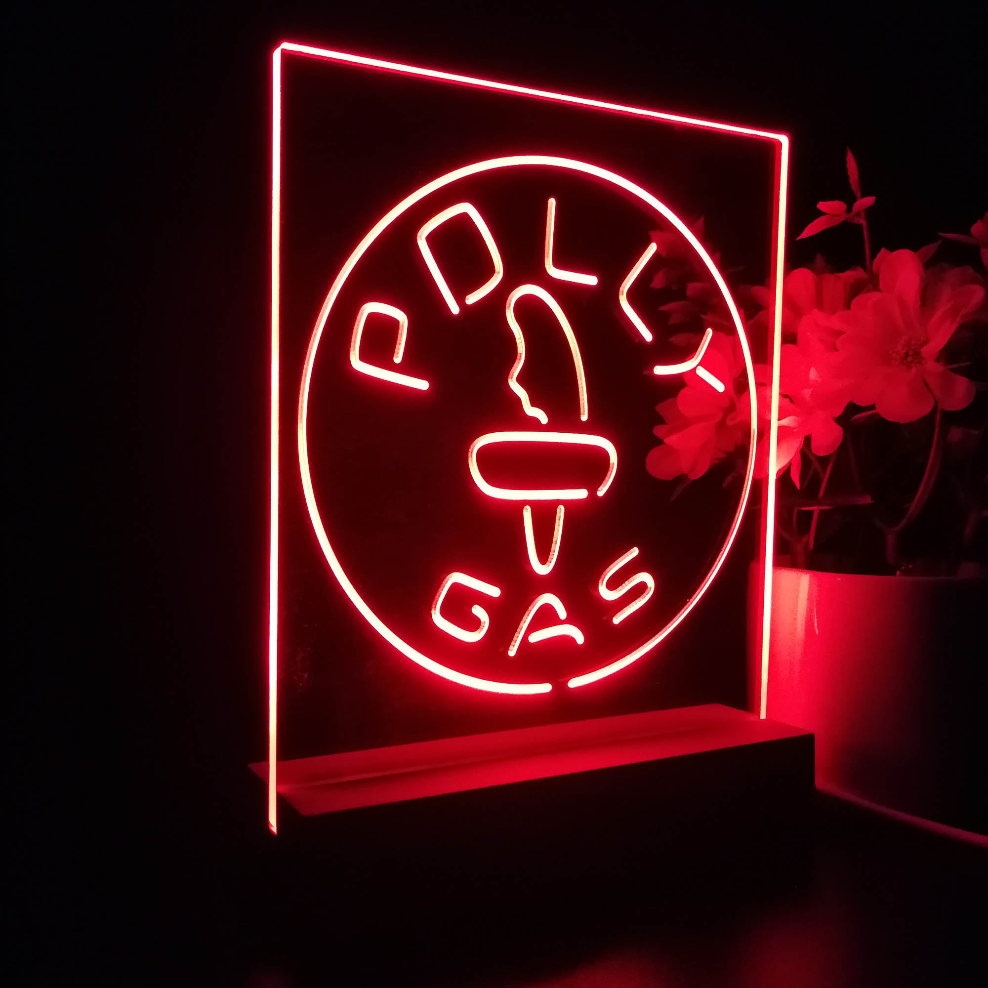 Polly Gas Man Cave 3D LED Illusion Night Light