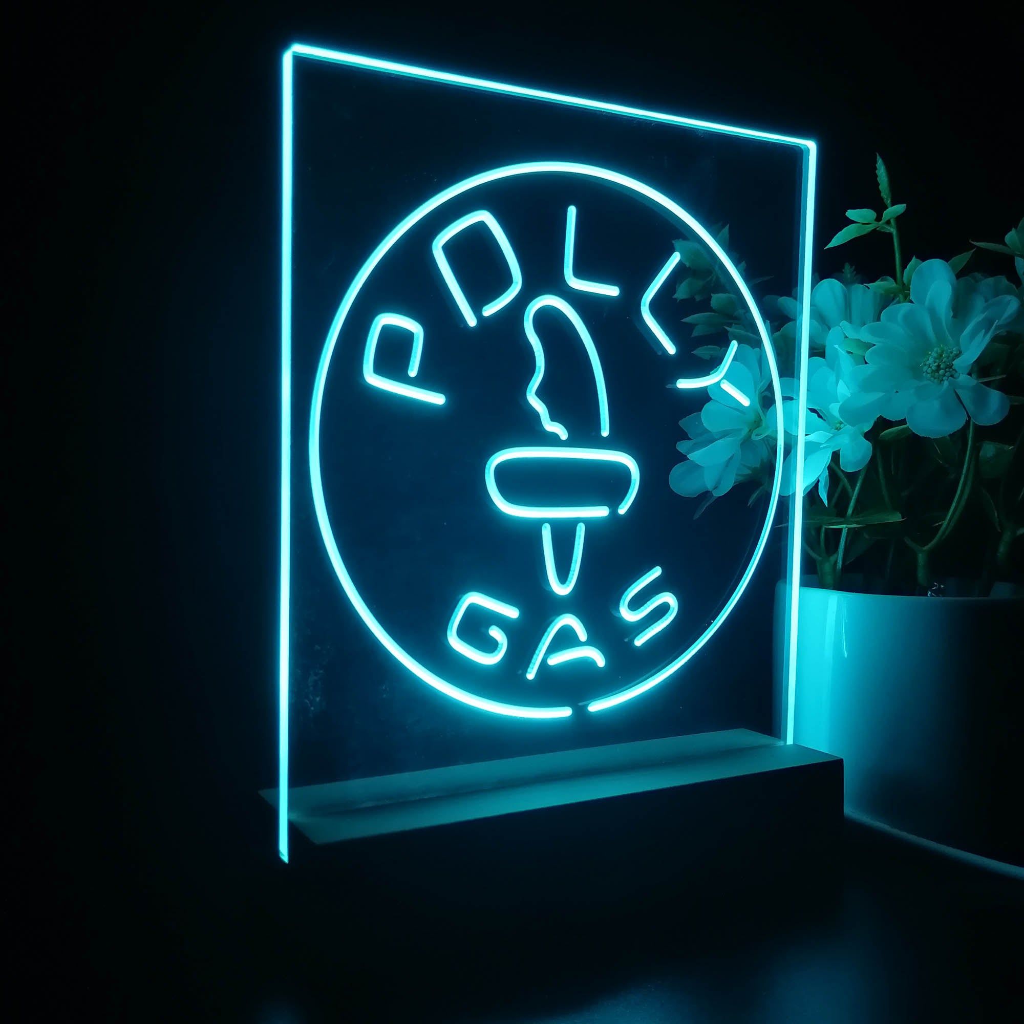 Polly Gas Man Cave 3D LED Illusion Night Light