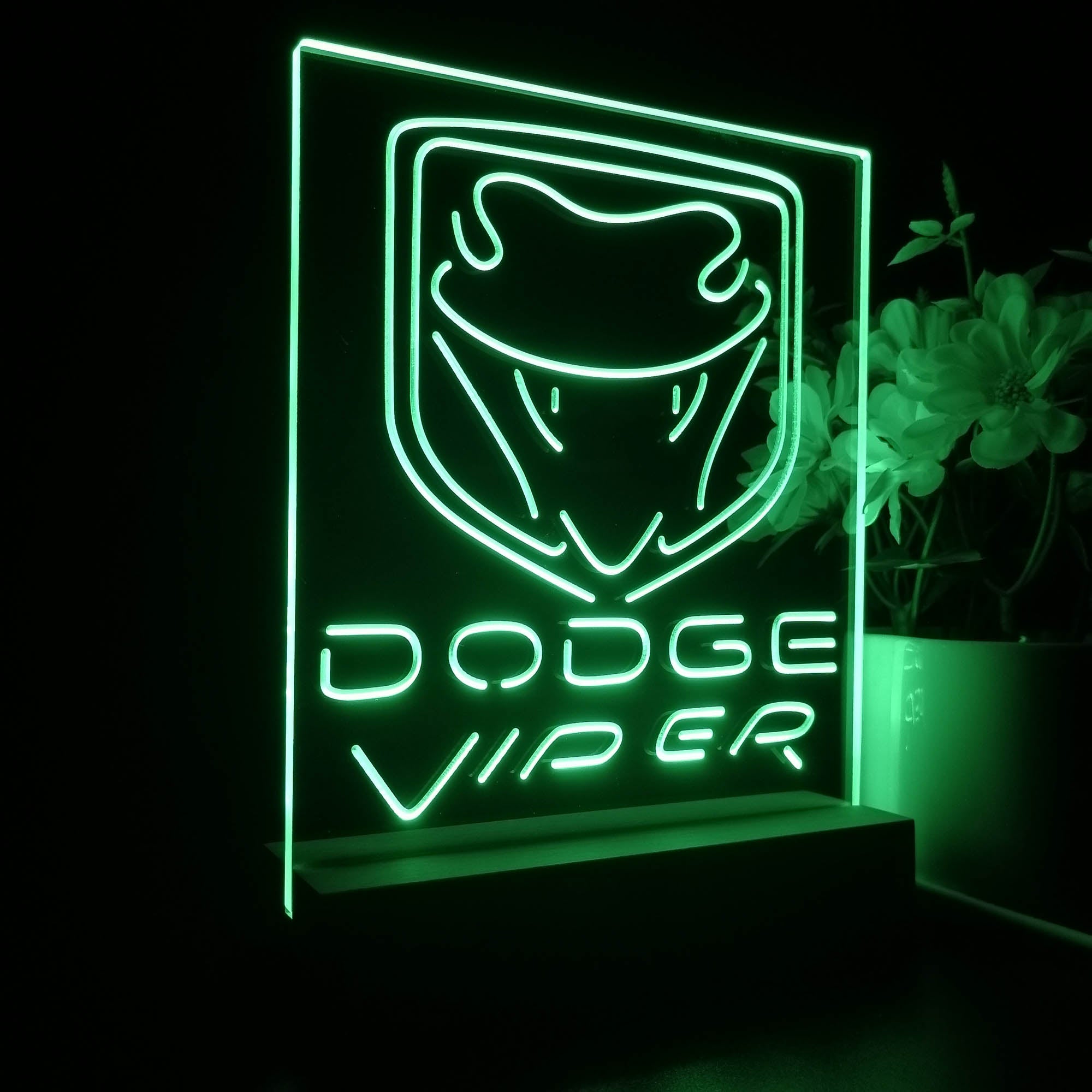 Dodge Viper 3D LED Illusion Night Light