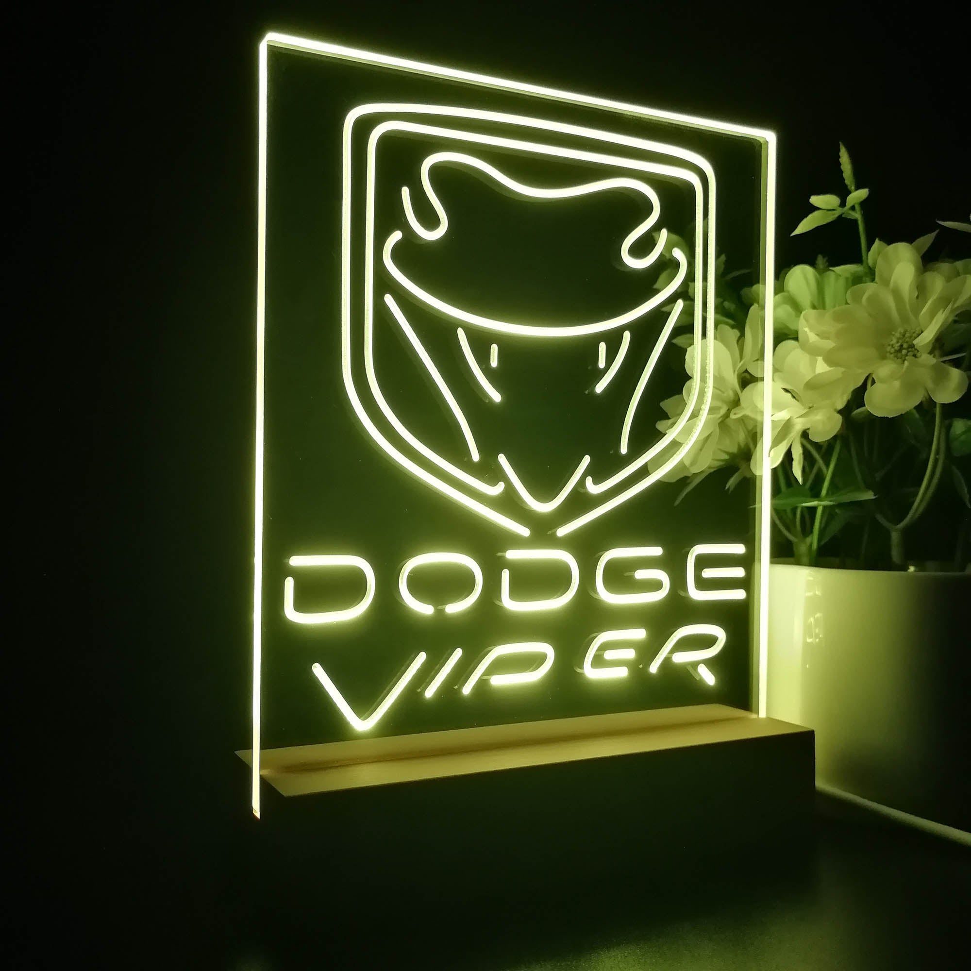 Dodge Viper 3D LED Illusion Night Light