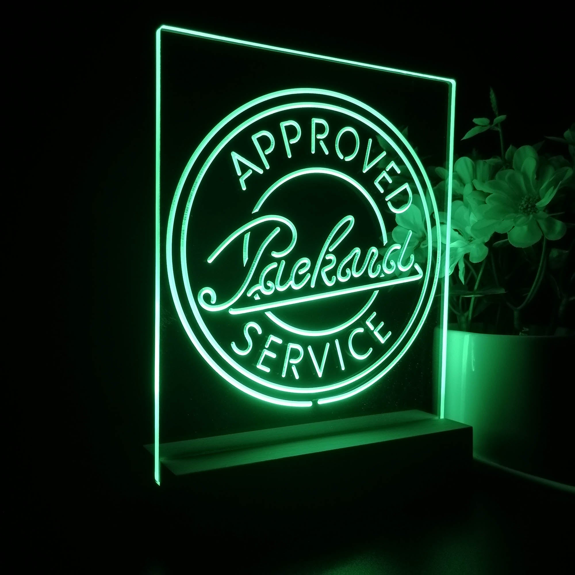 Approved Packard Service Garage 3D LED Illusion Night Light