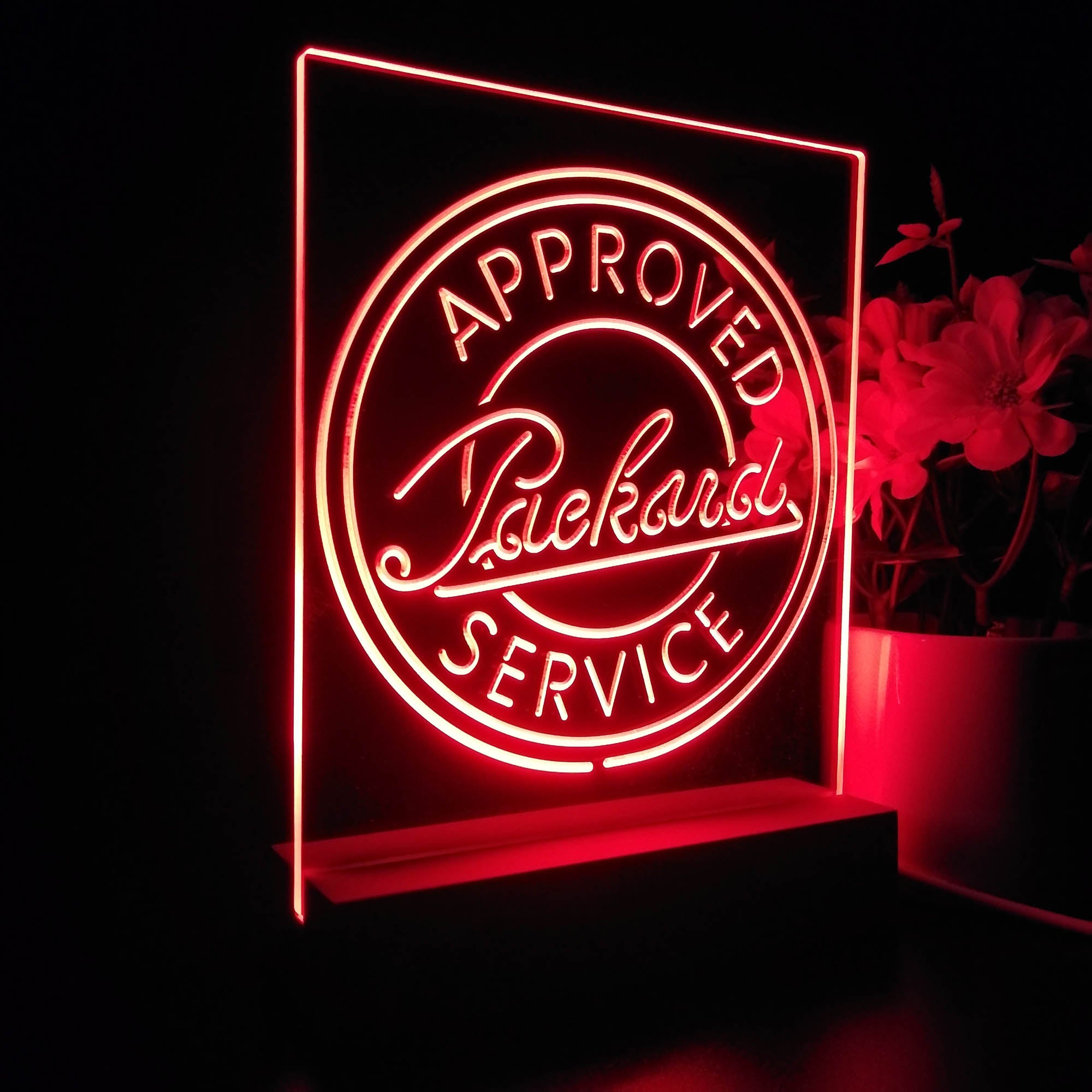 Approved Packard Service Garage 3D LED Illusion Night Light