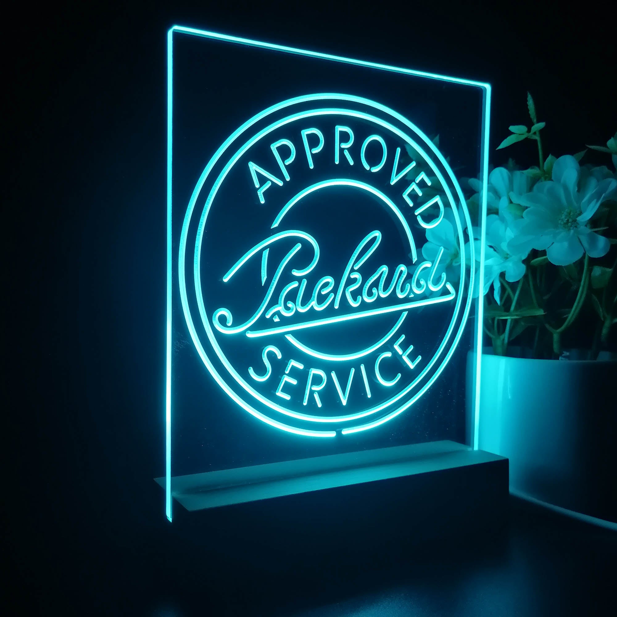 Approved Packard Service Garage 3D LED Illusion Night Light