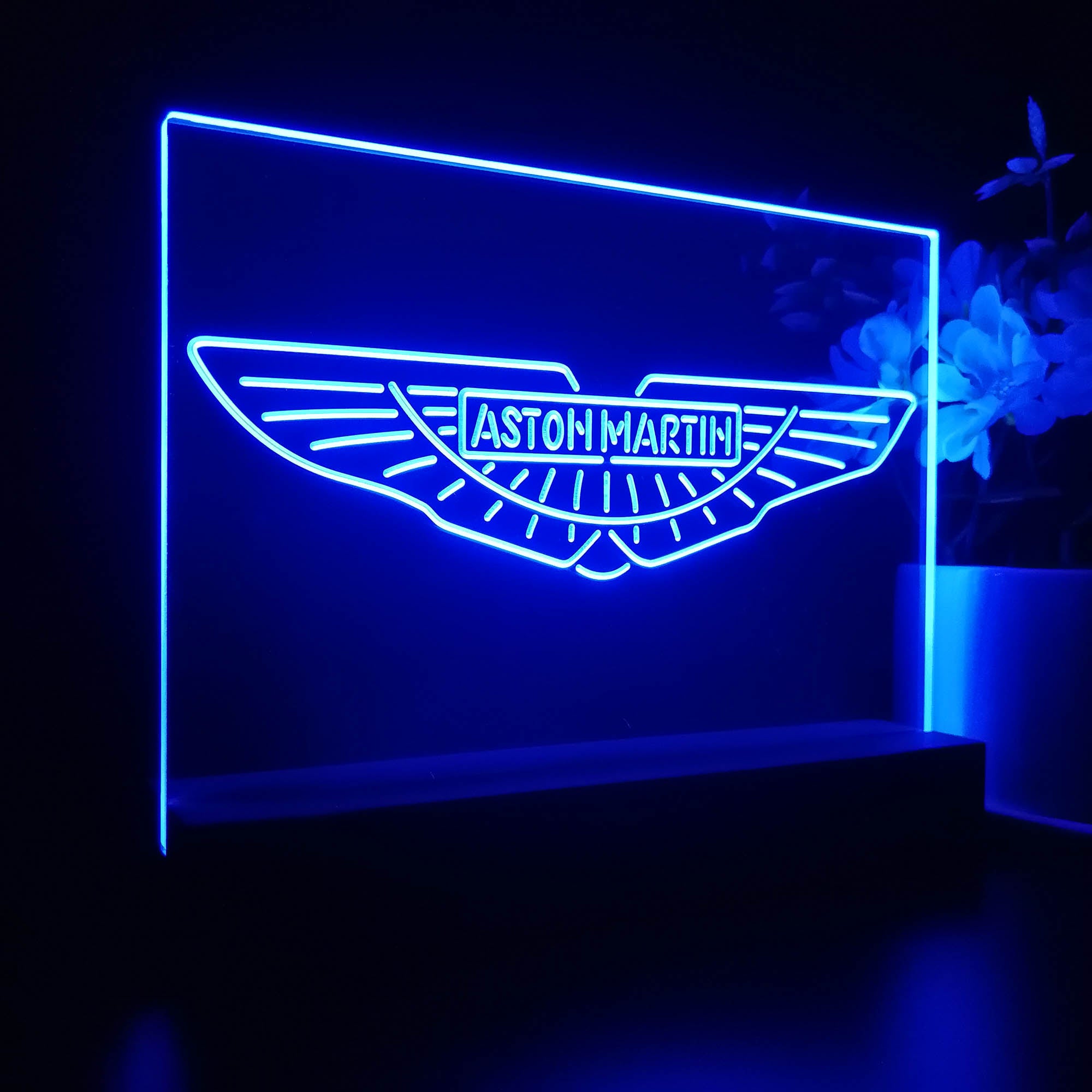 Aston Martin Sport Car Garage 3D LED Illusion Night Light