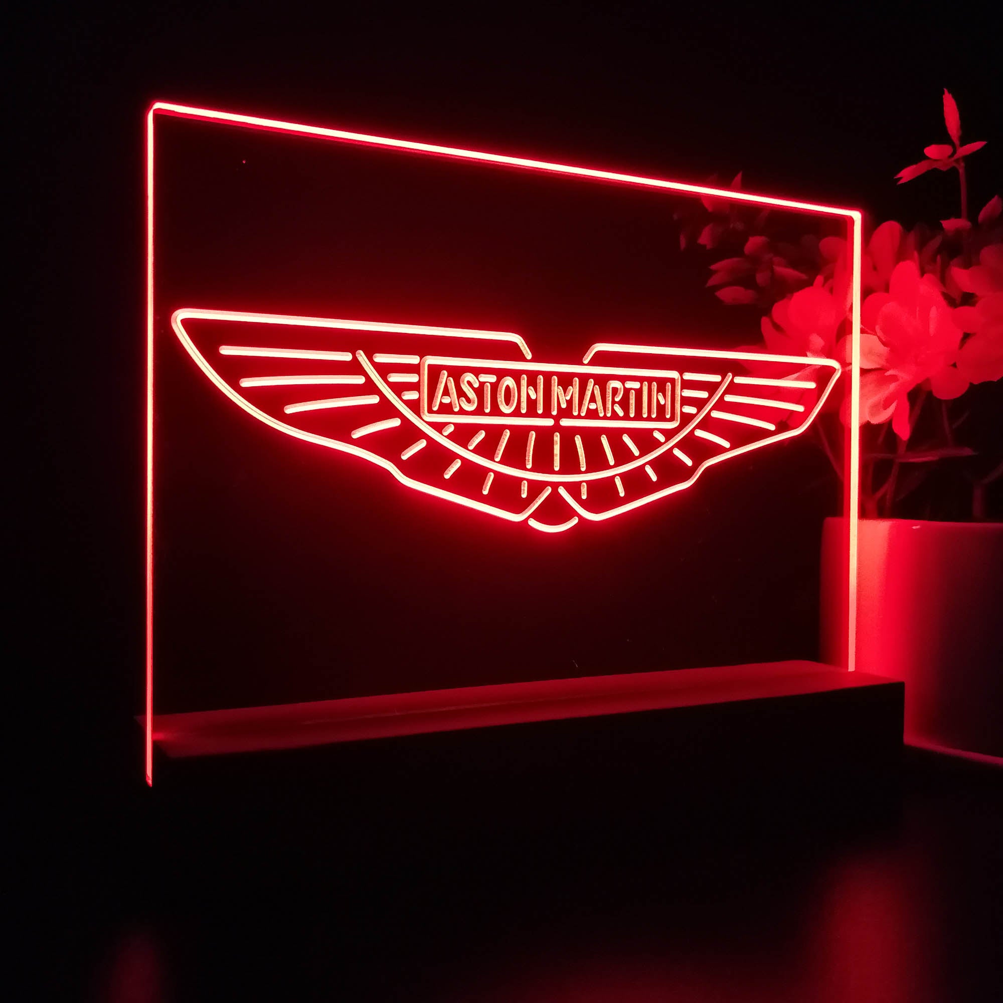 Aston Martin Sport Car Garage 3D LED Illusion Night Light