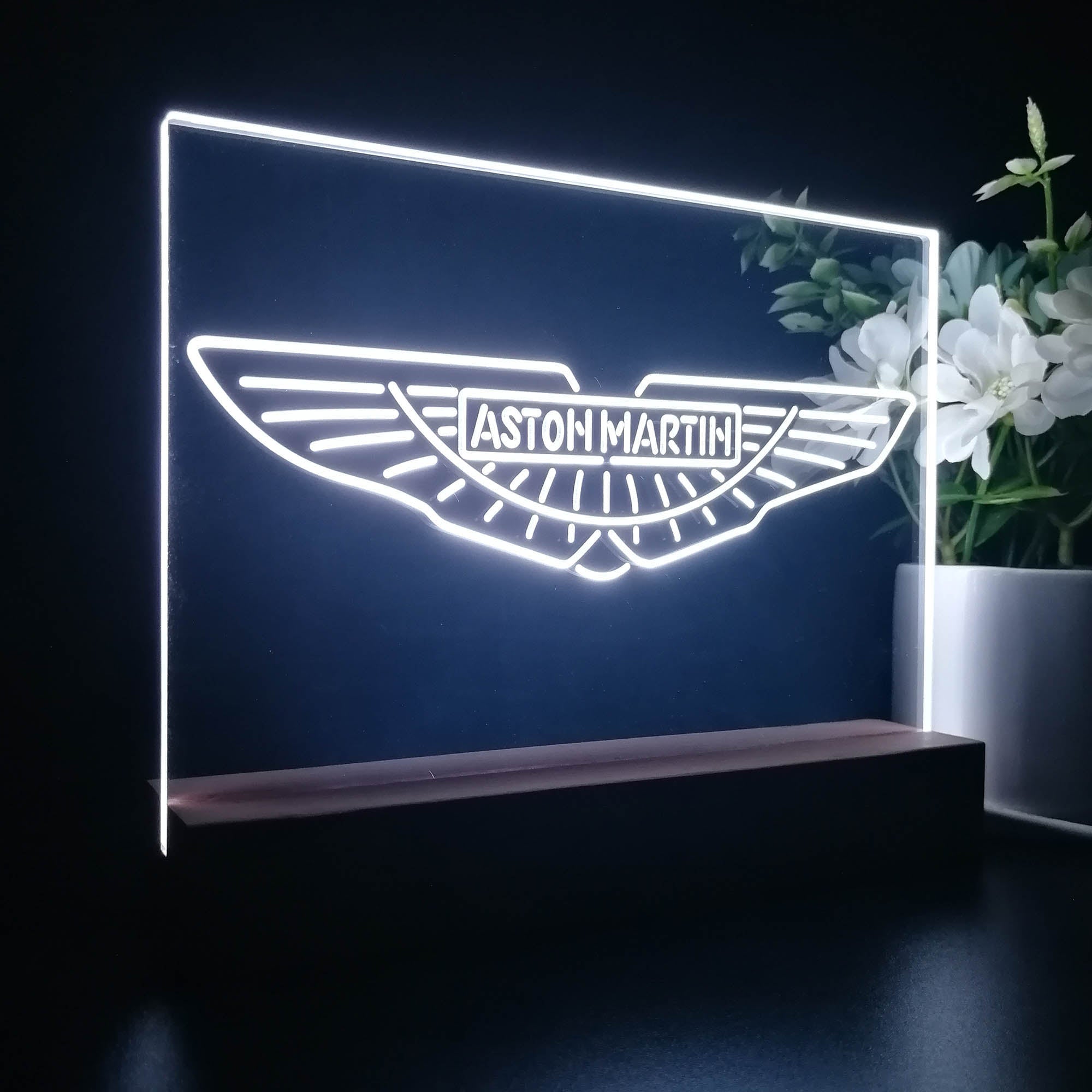 Aston Martin Sport Car Garage 3D LED Illusion Night Light