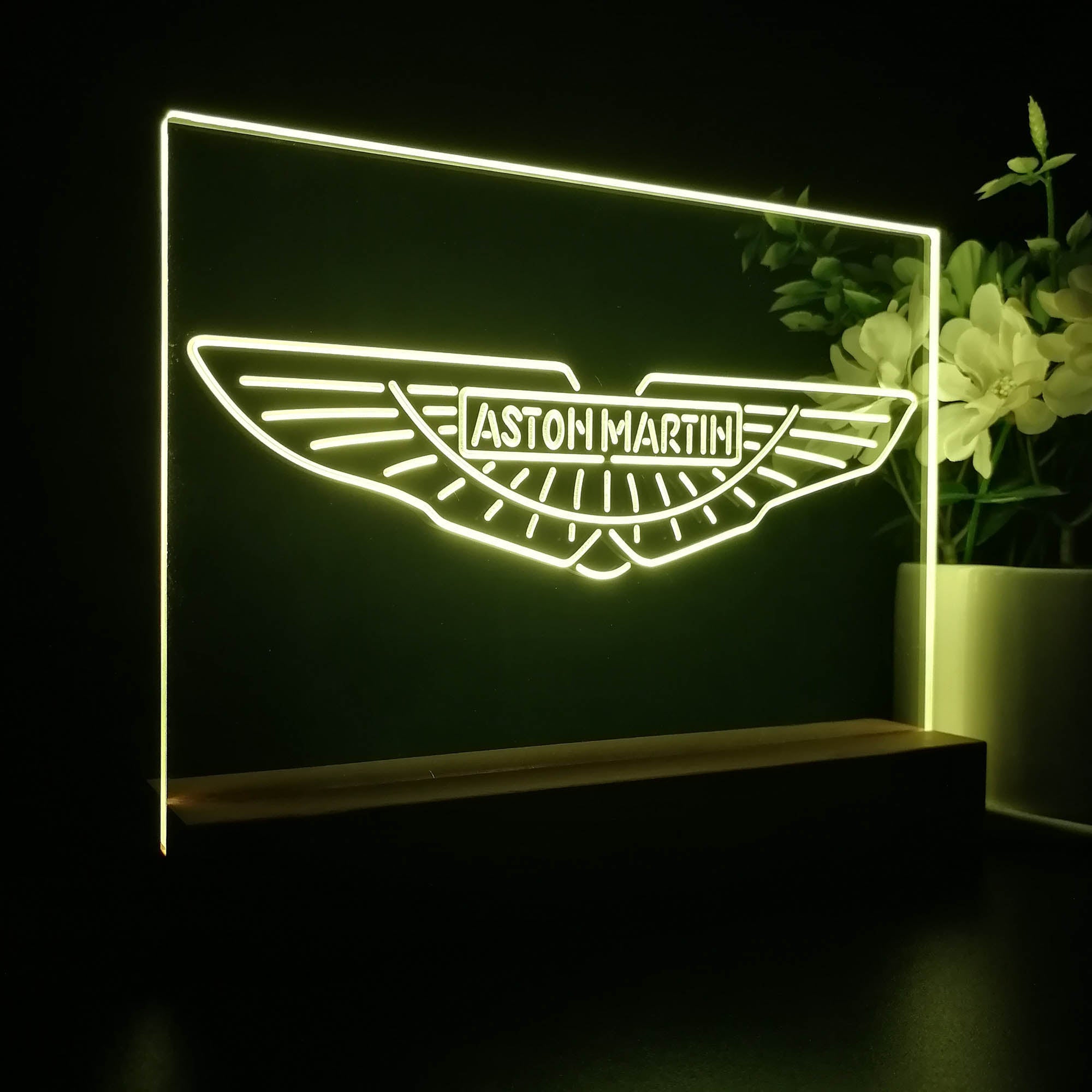 Aston Martin Sport Car Garage 3D LED Illusion Night Light