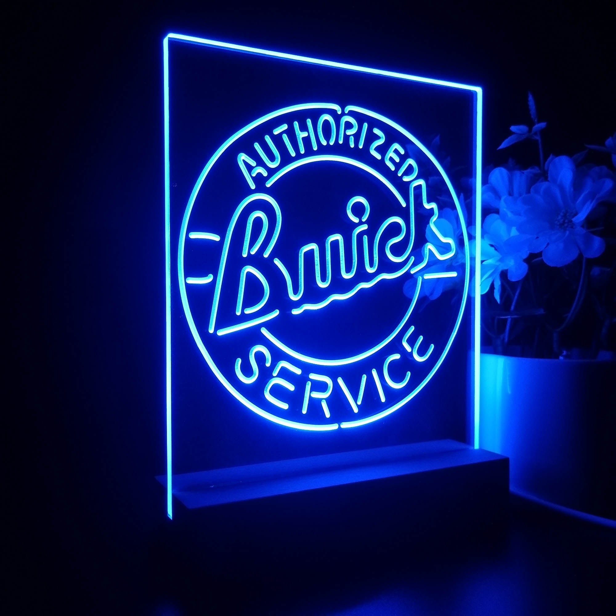 Buick Car Service 3D LED Illusion Night Light