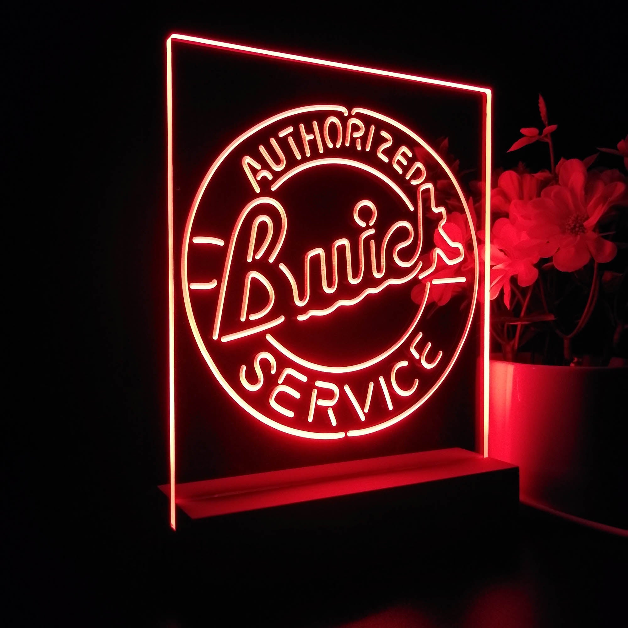 Buick Car Service 3D LED Illusion Night Light